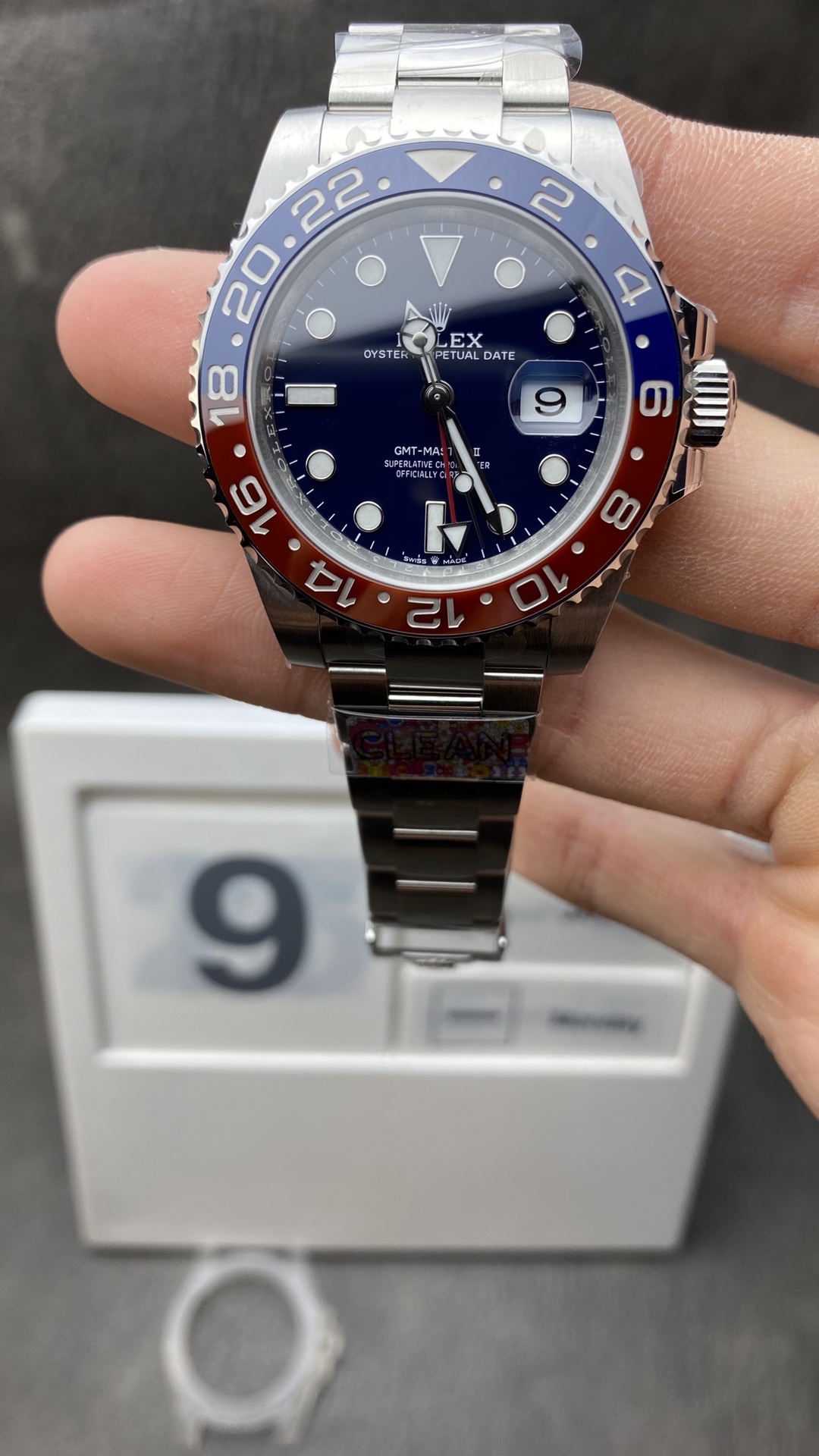 Victory Factory Rolex CF GMT Master II 126719BLRO Midnight Blue Dial Red Blue Ceramic Bezel 904L Oystersteel Oyster Bracelet SA3285 Movement 01 Clean Factory Rolex CF GMT Master II 126719BLRO Midnight Blue Dial Red Blue Ceramic Bezel 904L Oystersteel Oyster Bracelet SA3285 Movement 01