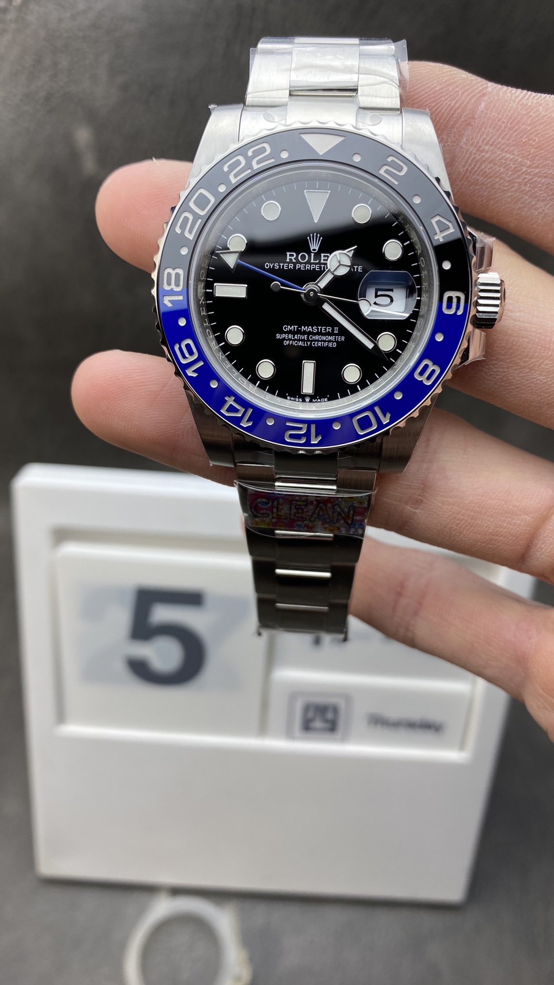 Victory Factory Watch Store Rolex Batman GMT Master II 126710BLNR Black Dial Blue Black Ceramic Bezel 904L Steel Oyster Bracelet SA3285 Movement Clean Factory Watch Store Rolex Batman GMT Master II 126710BLNR Black Dial Blue Black Ceramic Bezel 904L Steel Oyster Bracelet SA3285 Movement
