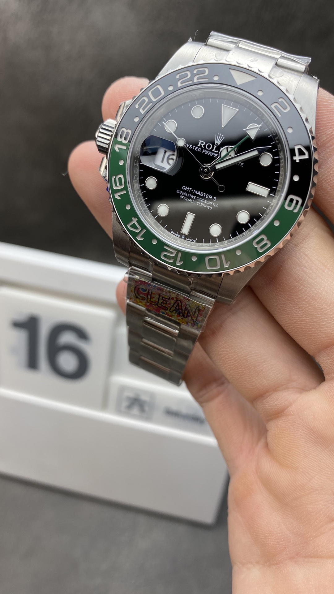 Victory Watch Offical Store CF Rolex Sprite GMT Master II 126720VTNR Black Dial Green Black Ceramic Bezel 904L Oystersteel Oyster Bracelt SA3285 Movement Clean Watch Offical Store CF Rolex Sprite GMT Master II 126720VTNR Black Dial Green Black Ceramic Bezel 904L Oystersteel Oyster Bracelt SA3285 Movement