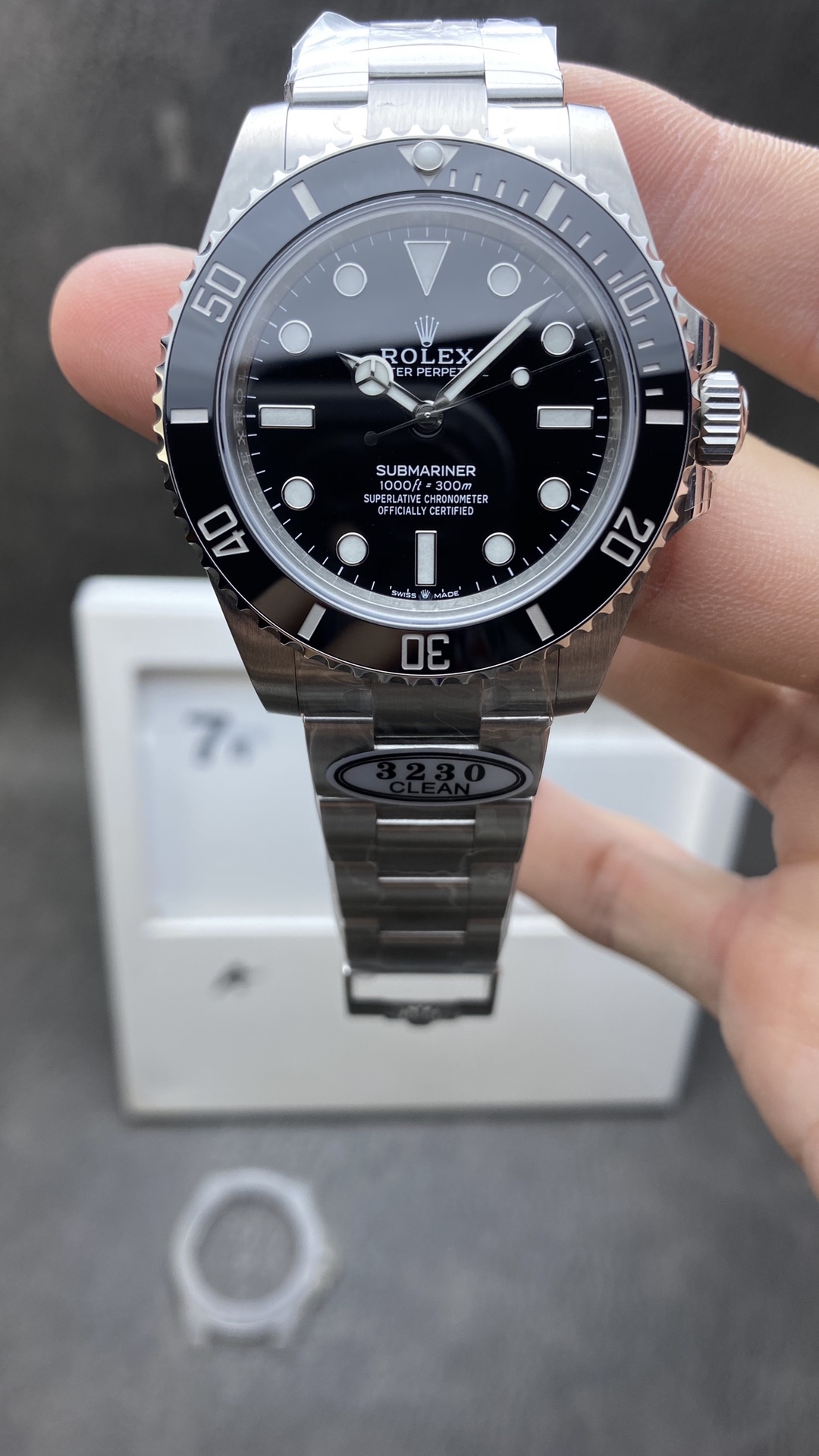 Victory Factory Submariner No Date 124060 41mm Black Dial 904L Steel CF Rolex Sub No Date Super Clone 3230 Movement Clean Factory Submariner No Date 124060 41mm Black Dial 904L Steel CF Rolex Sub No Date Super Clone 3230 Movement