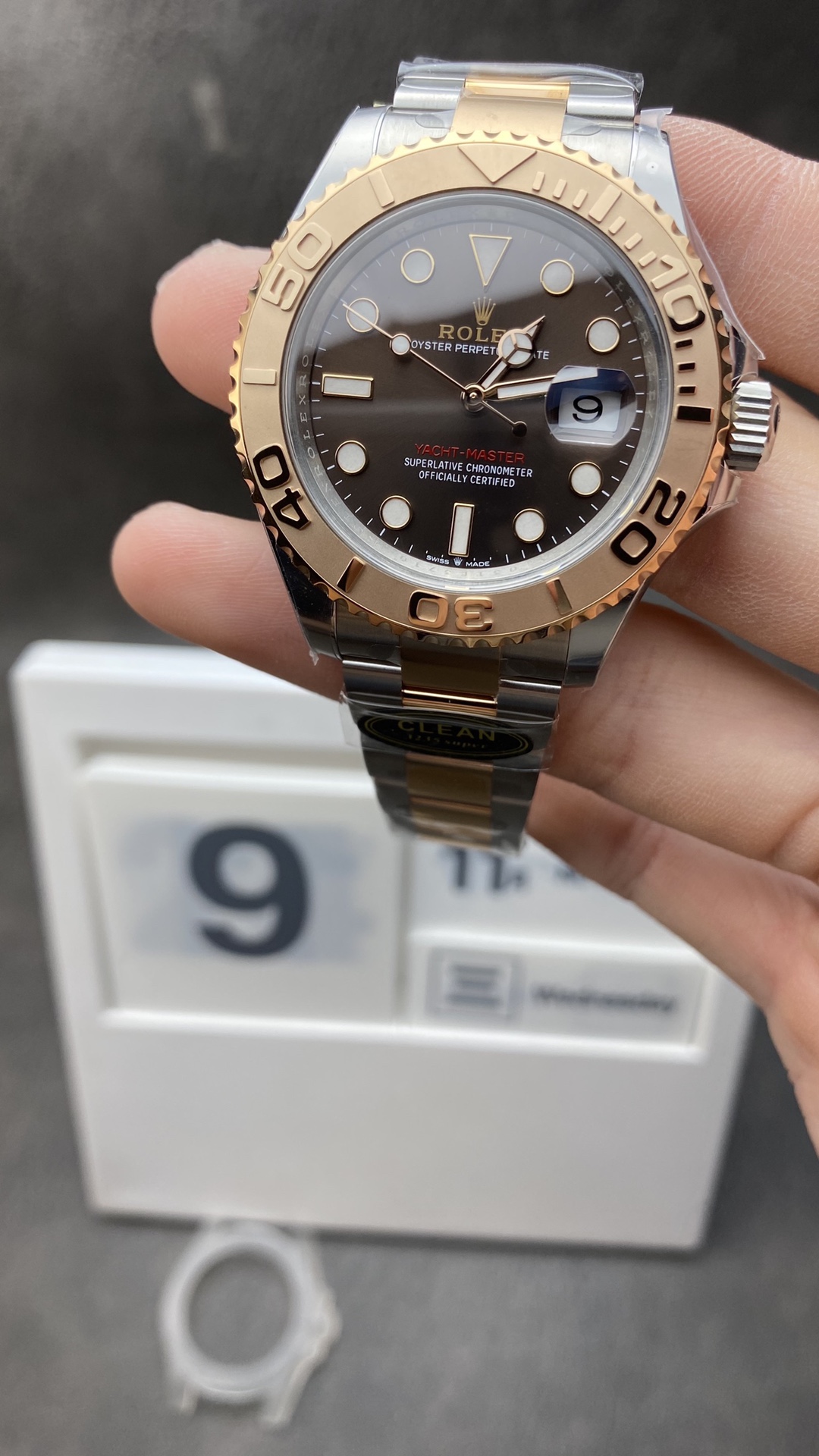 Victory Factory Watches Rolex Yacht Master 126621 904L Steel Brown Dial 3D Rose Gold Bezel Rose Gold Steel Two Tone Bracelet VR3235 Clean Factory Watches Rolex Yacht Master 126621 904L Steel Brown Dial 3D Rose Gold Bezel Rose Gold Steel Two Tone Bracelet VR3235