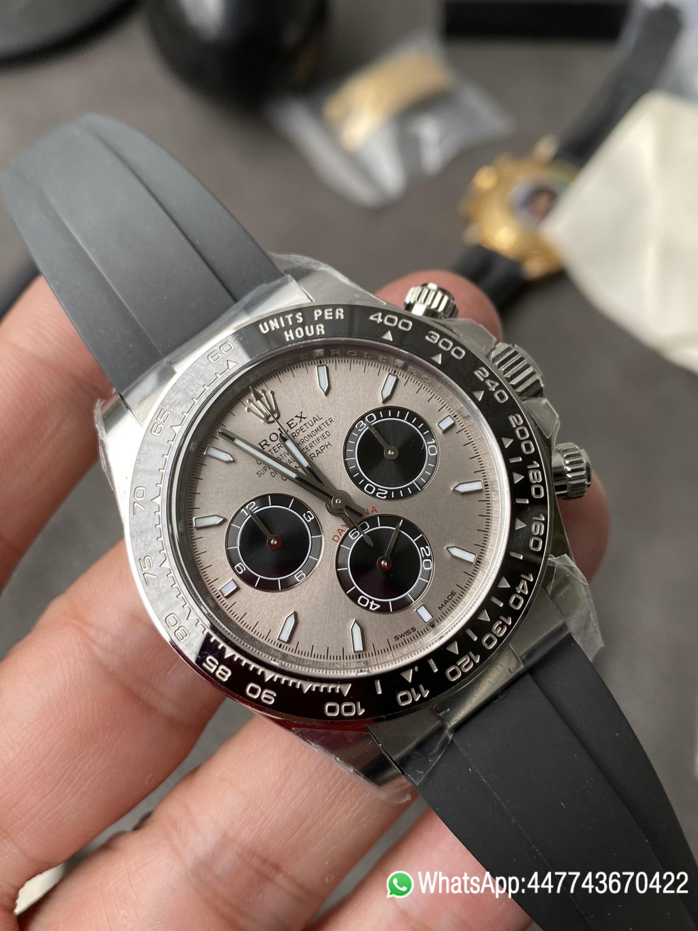 Victory Factory Watch Rolex Daytona 126519 Grey Dial 904L Stainless Steel Oysterflex Strap SH4131 Movement 72 Hours Power Reserve 03 Clean Factory Watch Rolex Daytona 126519 Grey Dial 904L Stainless Steel Oysterflex Strap SH4131 Movement 72 Hours Power Reserve 03