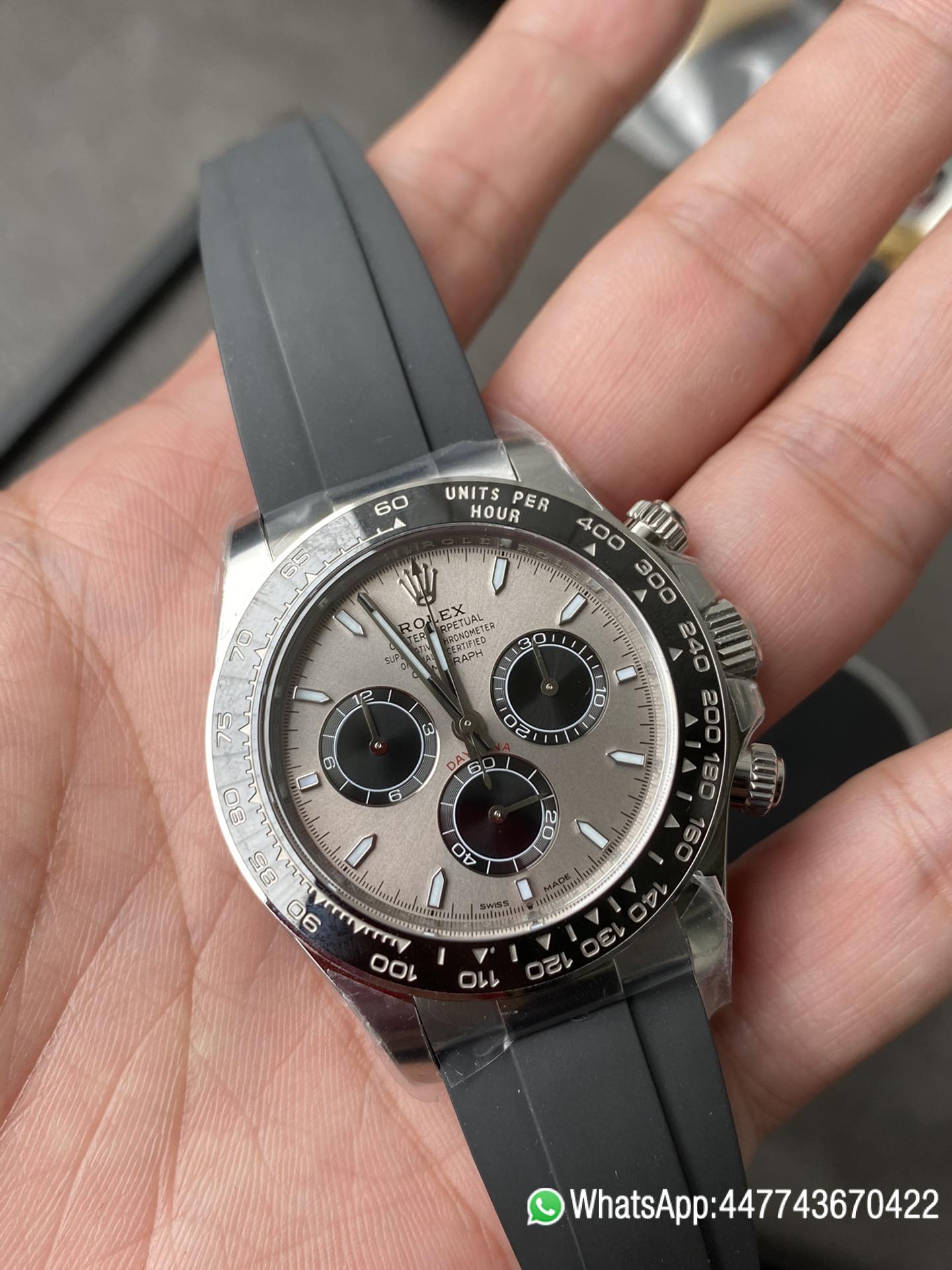 Victory Factory Watch Rolex Daytona 126519 Grey Dial 904L Stainless Steel Oysterflex Strap SH4131 Movement 72 Hours Power Reserve 04 Clean Factory Watch Rolex Daytona 126519 Grey Dial 904L Stainless Steel Oysterflex Strap SH4131 Movement 72 Hours Power Reserve 04