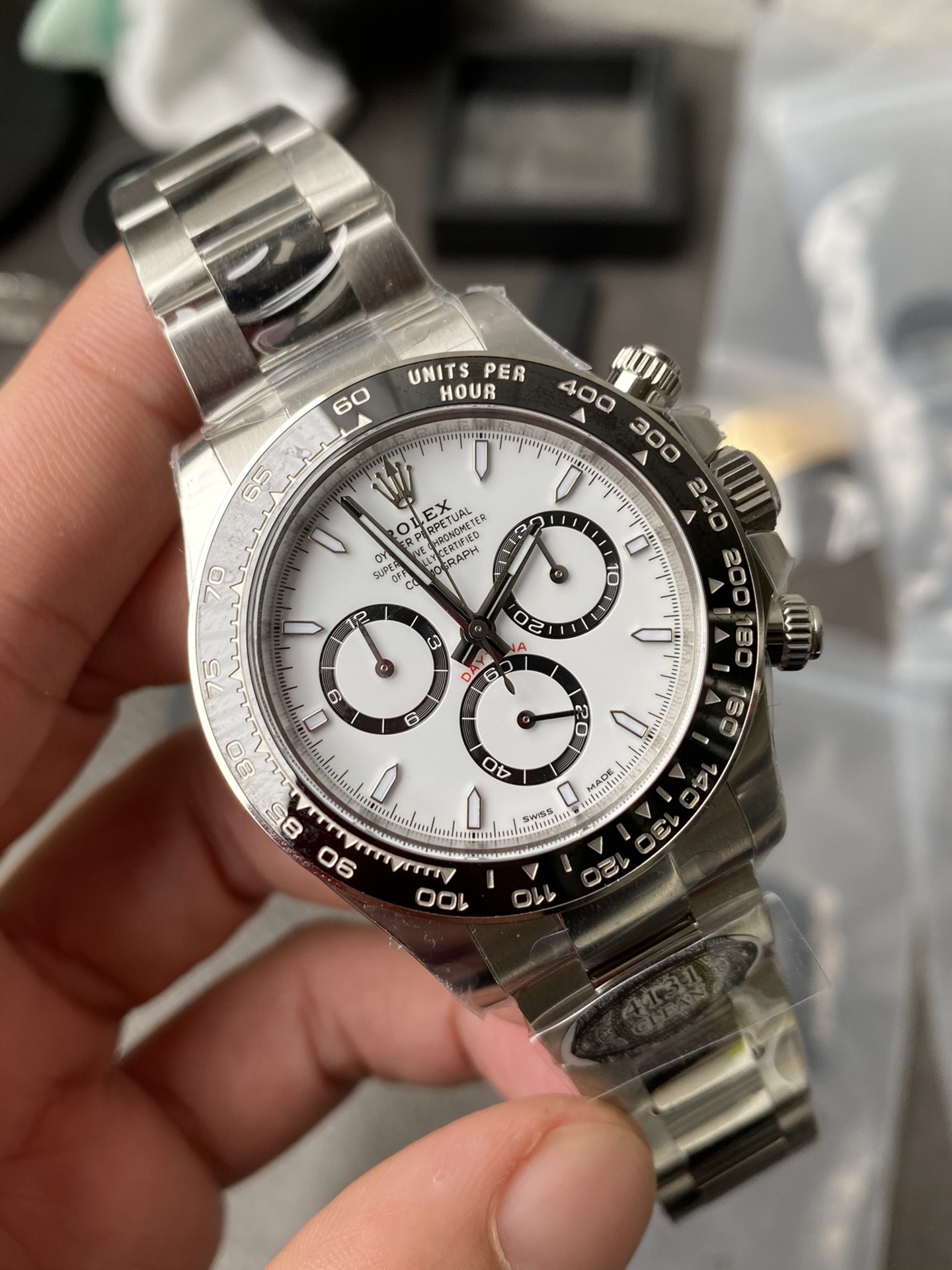 Victory Factory Watch Rolex Daytona Panda 126500LN White Dial Black Cerachrom Bezel 904L Oystersteel SH4131 Movement 03 Clean Factory Watch Rolex Daytona Panda 126500LN White Dial Black Cerachrom Bezel 904L Oystersteel SH4131 Movement 03