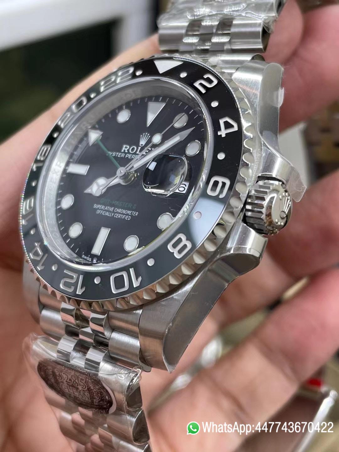 Victory Factory GMT Master II 126710GRNR Black Gray Ceramic Bezel 904L Oystersteel Jubilee Strap DD3285 Movement 04 Clean Factory GMT Master II 126710GRNR Black Gray Ceramic Bezel 904L Oystersteel Jubilee Strap DD3285 Movement 04