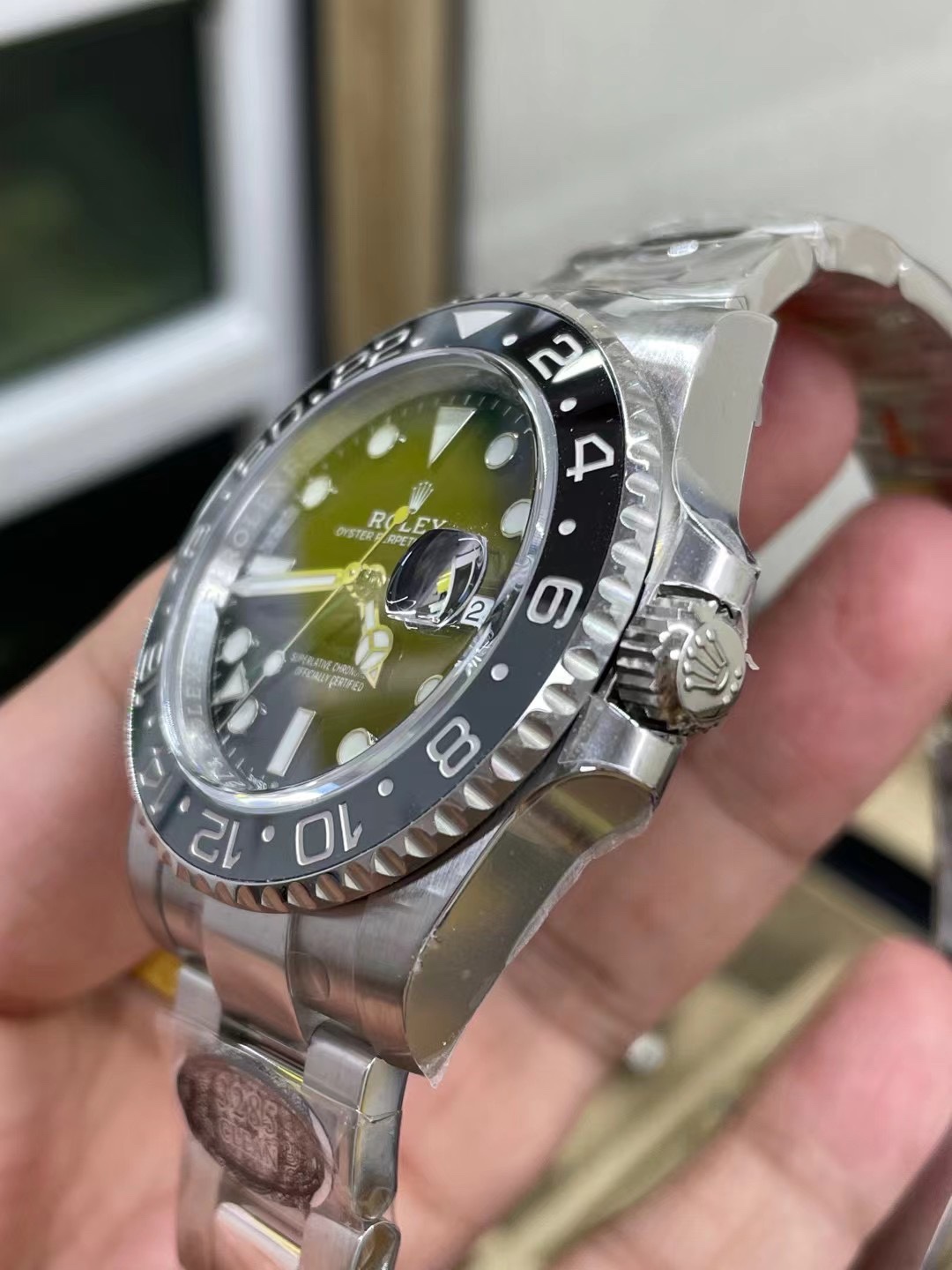 Victory Factory GMT Master II 126710GRNR Black Gray Ceramic Bezel 904L Oystersteel Oyster Strap DD3285 Movement 04 Clean Factory GMT Master II 126710GRNR Black Gray Ceramic Bezel 904L Oystersteel Oyster Strap DD3285 Movement 04