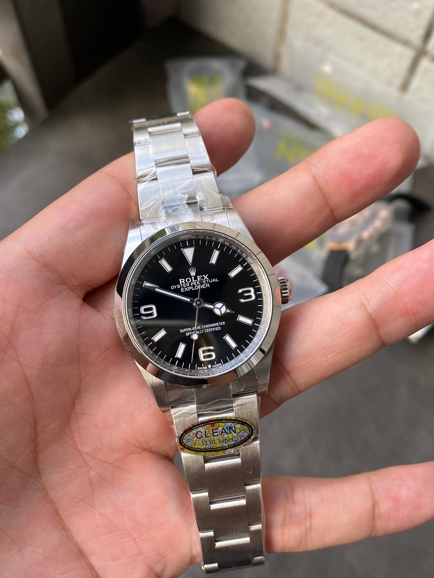 Victory Factory Rolex Explorer 124270 36mm Black Dial 904L Steel Case Oyster Bracelet VR3230 Movement 01 Clean Factory Rolex Explorer 124270 36mm Black Dial 904L Steel Case Oyster Bracelet VR3230 Movement 01