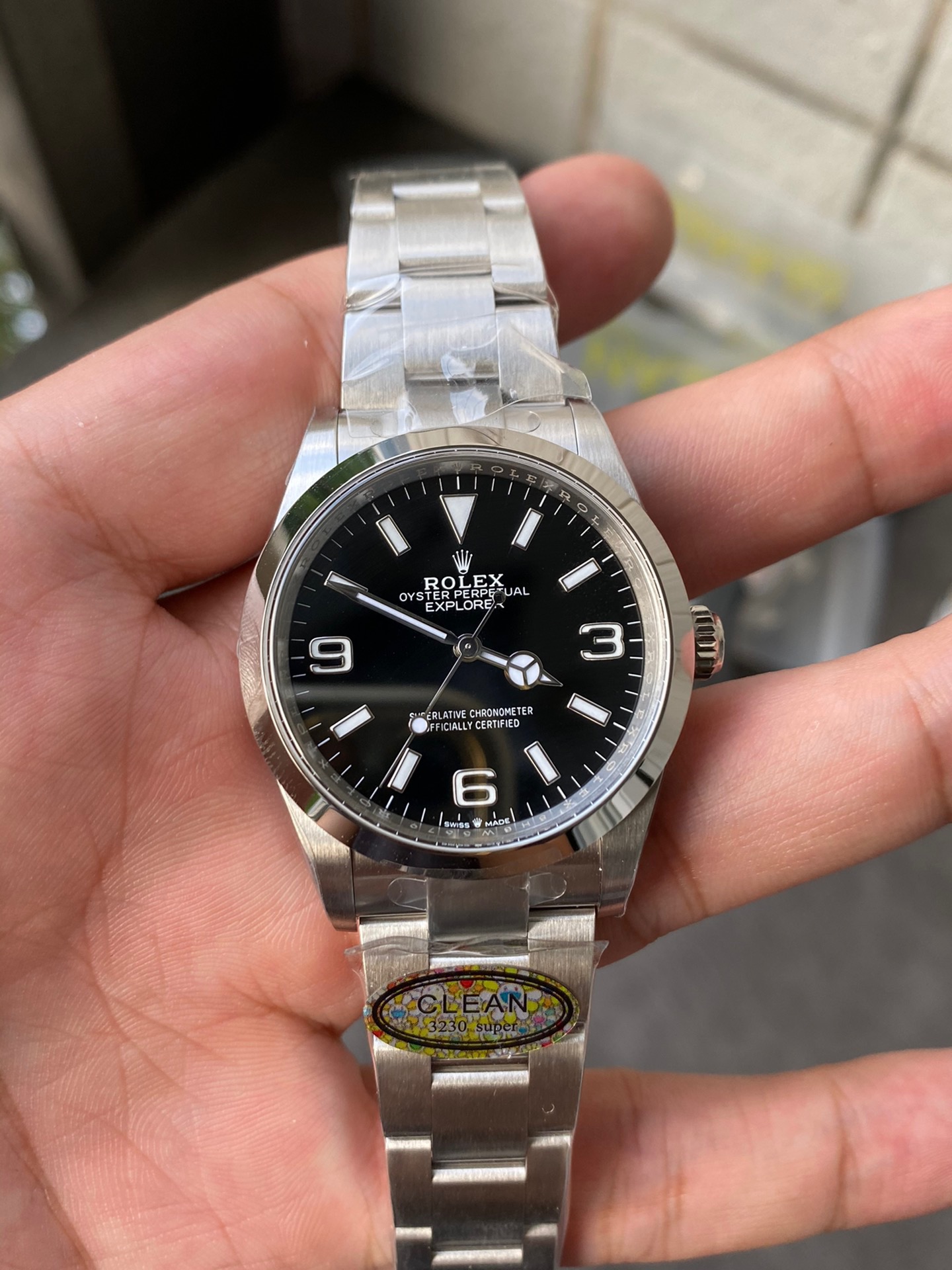 Victory Factory Rolex Explorer 124270 36mm Black Dial 904L Steel Case Oyster Bracelet VR3230 Movement 03 Clean Factory Rolex Explorer 124270 36mm Black Dial 904L Steel Case Oyster Bracelet VR3230 Movement 03