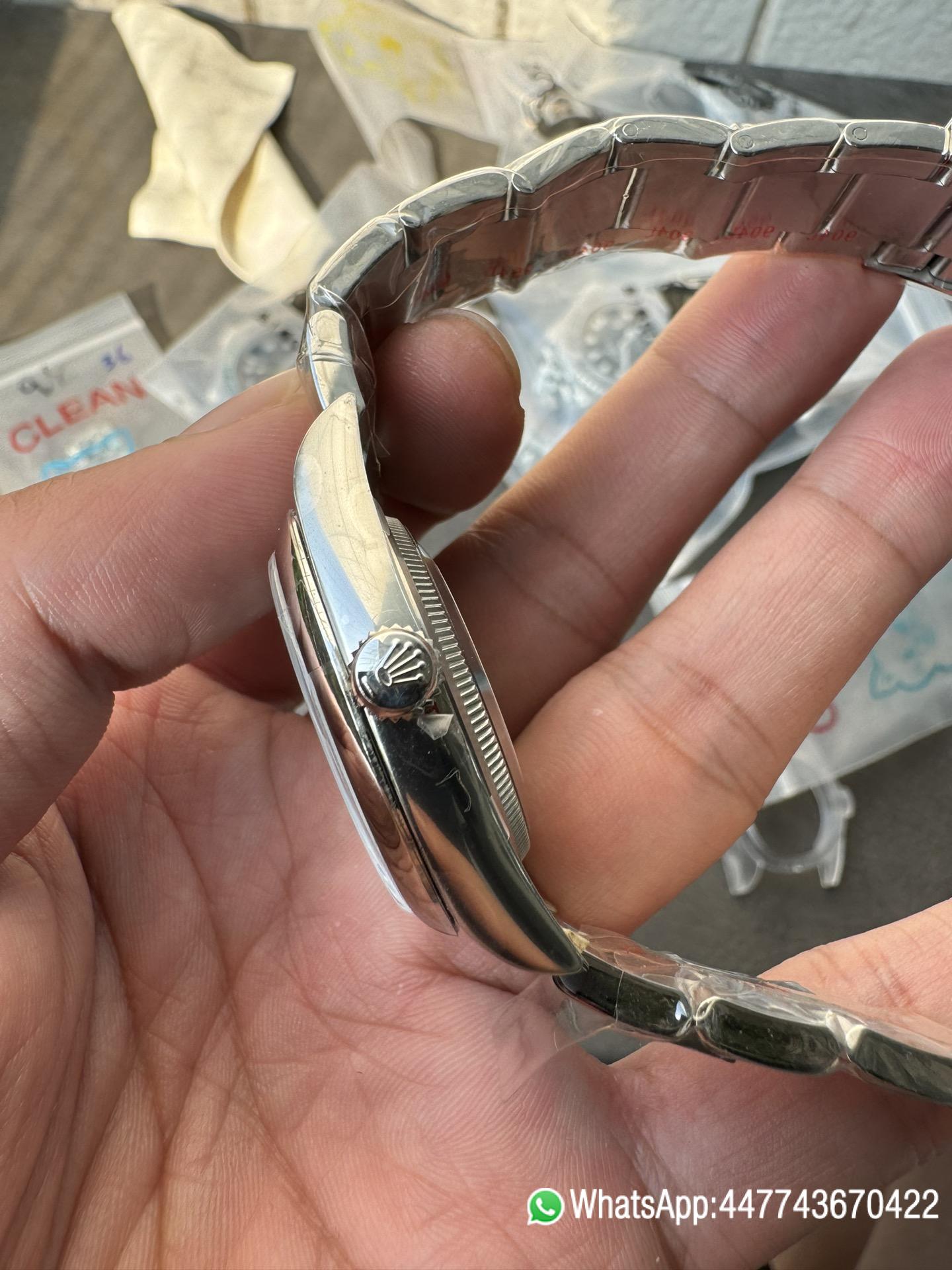 Victory Factory Rolex Oyster Perpetual 126000 36mm Tiffany Blue Dial 904L Steel VR3230 CF OP 05 Clean Factory Rolex Oyster Perpetual 126000 36mm Tiffany Blue Dial 904L Steel VR3230 CF OP 05