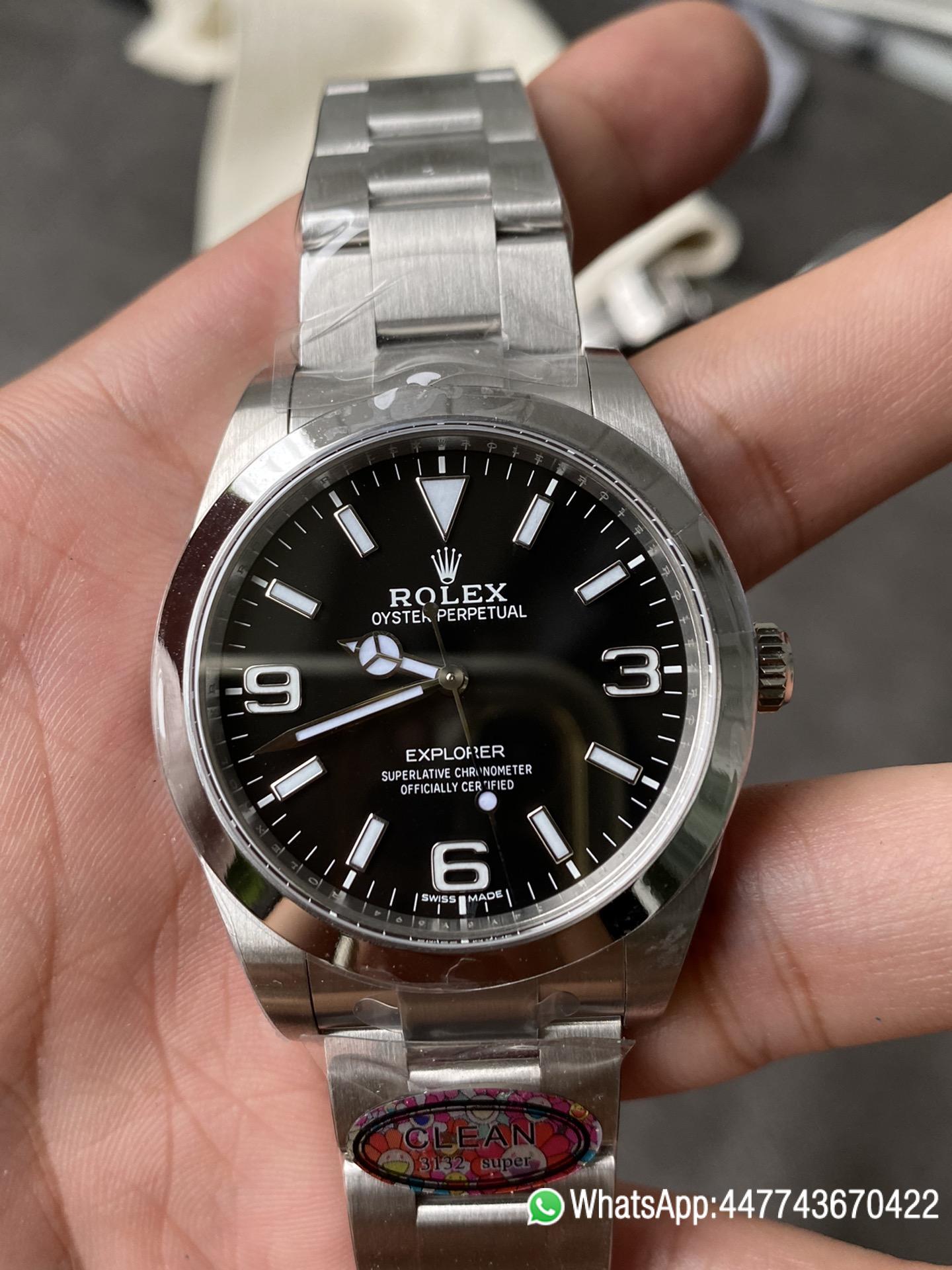 Victory Factory Watch Rolex Explorer 214270 39mm Black Dial 904L OysterSteel Case Oyster Bracelet VR3132 Movement 02 Clean Factory Watch Rolex Explorer 214270 39mm Black Dial 904L OysterSteel Case Oyster Bracelet VR3132 Movement 02