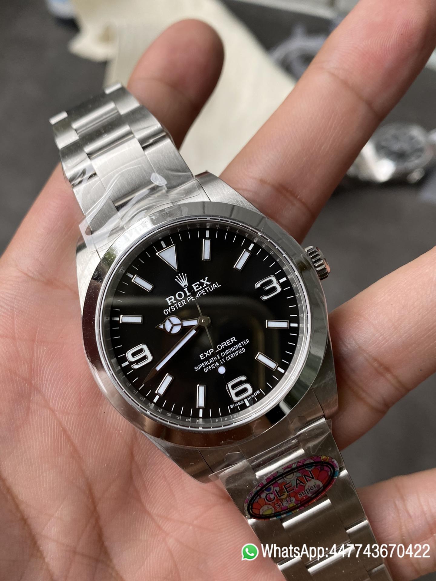 Victory Factory Watch Rolex Explorer 214270 39mm Black Dial 904L OysterSteel Case Oyster Bracelet VR3132 Movement 03 Clean Factory Watch Rolex Explorer 214270 39mm Black Dial 904L OysterSteel Case Oyster Bracelet VR3132 Movement 03