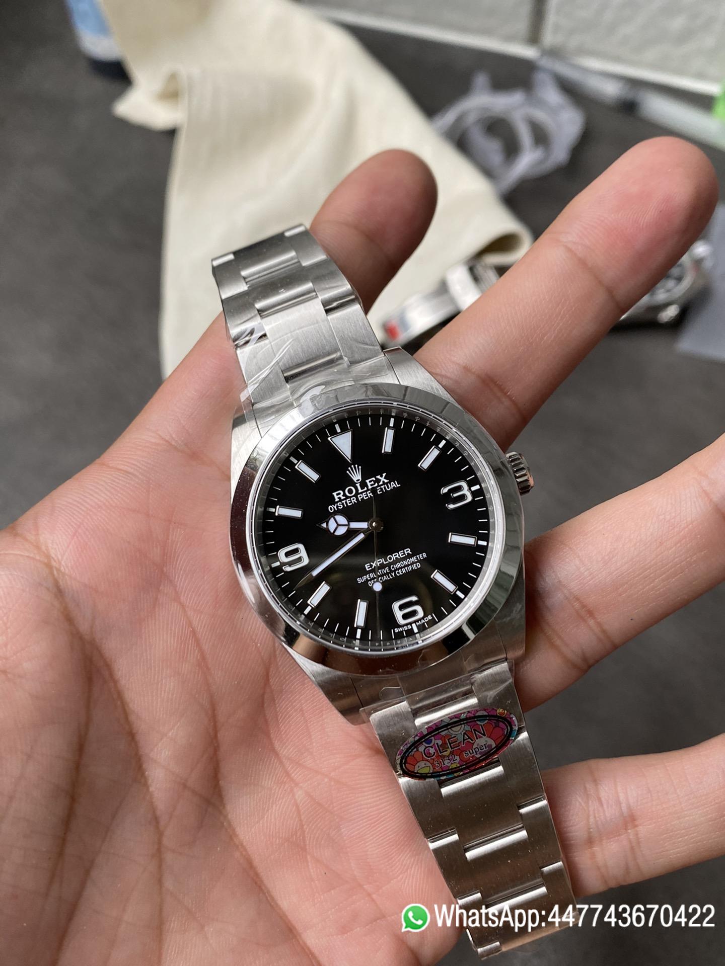 Victory Factory Watch Rolex Explorer 214270 39mm Black Dial 904L OysterSteel Case Oyster Bracelet VR3132 Movement 04 Clean Factory Watch Rolex Explorer 214270 39mm Black Dial 904L OysterSteel Case Oyster Bracelet VR3132 Movement 04