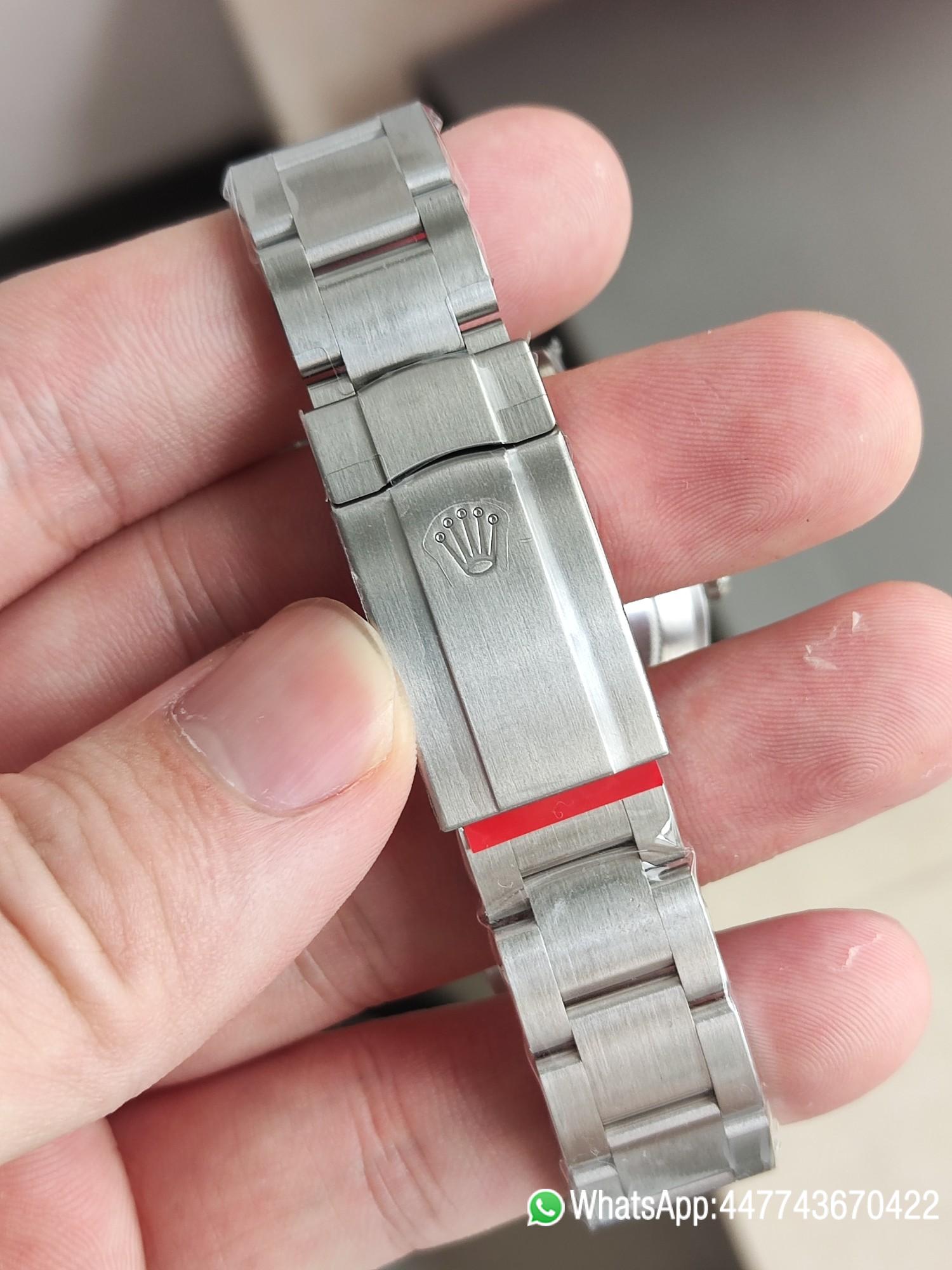 Victory Factory Watches Rolex Oyster Perpetual CF OP 124300 41mm 904L Stainless Steel Red Dial VR3230 07 Clean Factory Watches Rolex Oyster Perpetual CF OP 124300 41mm 904L Stainless Steel Red Dial VR3230 07