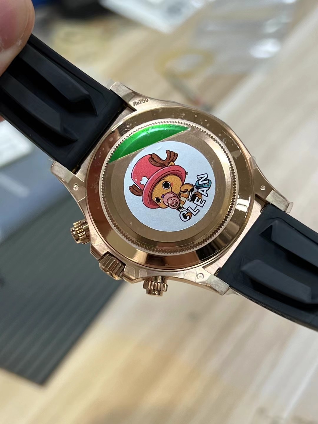 Clean Factory Daytona 116515 Rose Gold Case Chocolate Dial Black Chrono Dial DanDong 4130 Movement Oysterflex Strap 06 Clean Factory Daytona 116515 Rose Gold Case Chocolate Dial Black Chrono Dial DanDong 4130 Movement Oysterflex Strap 06