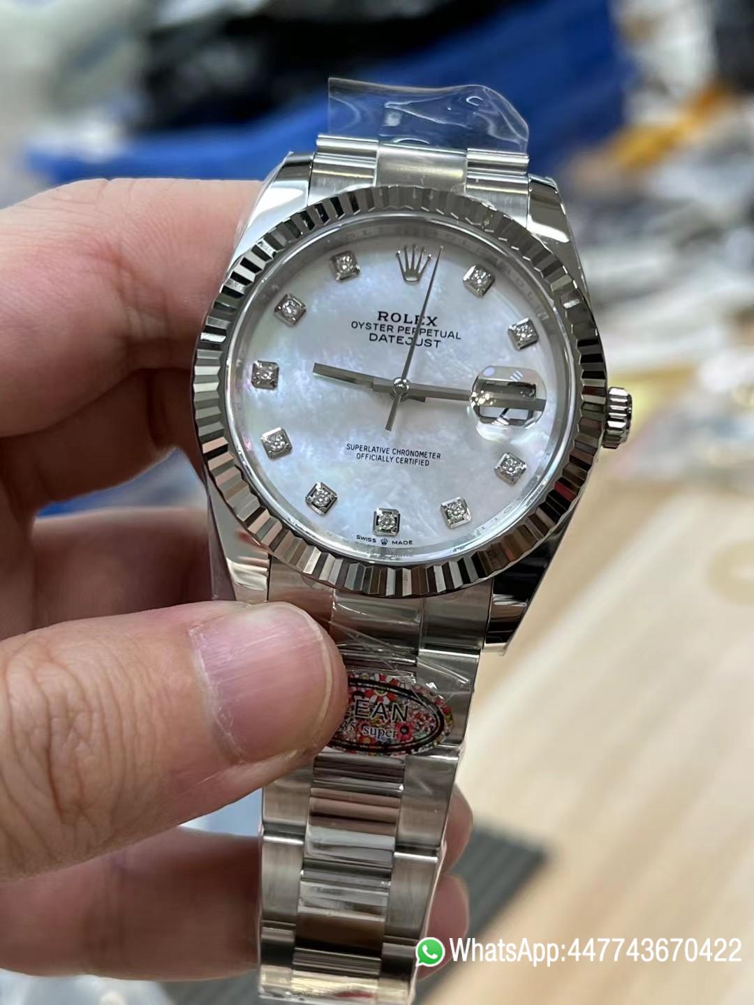 Victory Factory Rolex Datejust 41 m126334 0019 White MOP Dial with Diamonds Markers Oyster Bracelet 03 Clean Factory Rolex Datejust 41 m126334 0019 White MOP Dial with Diamonds Markers Oyster Bracelet 03