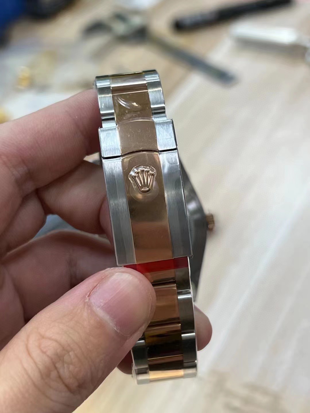 Victory Factory Watches Rolex DateJust 41 m126331 0013 Rose Gold Mother of Pear Dial Oyster Bracelet 3235 Movement 04 Clean Factory Watches Rolex DateJust 41 m126331 0013 Rose Gold Mother of Pear Dial Oyster Bracelet 3235 Movement 04