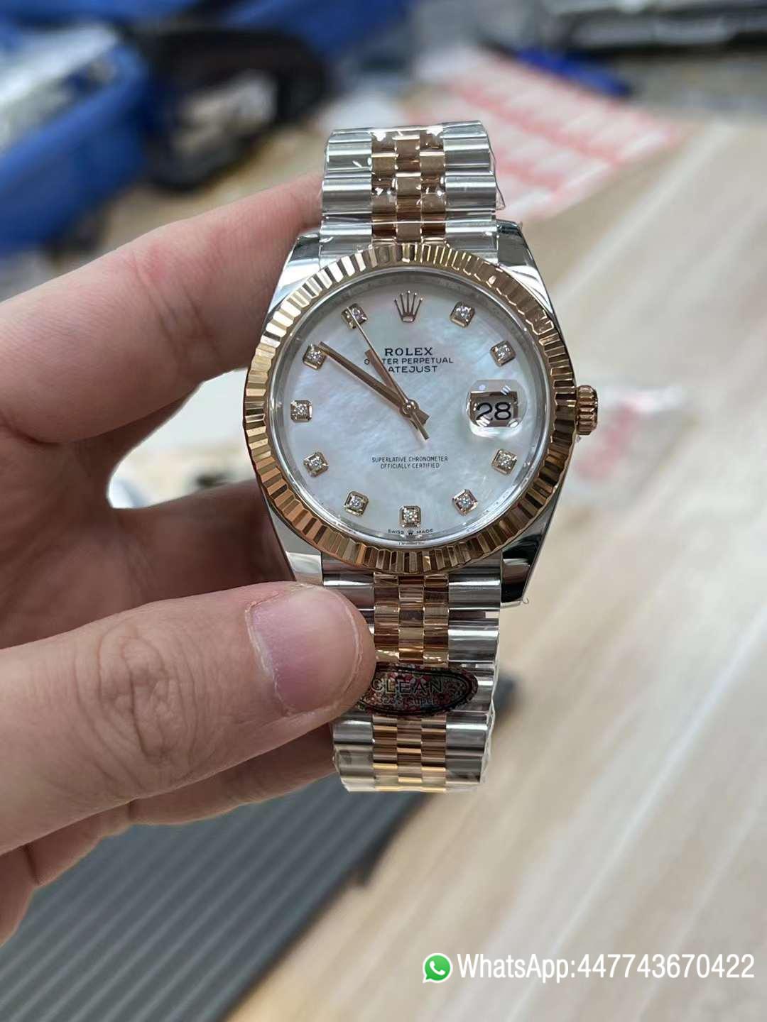 Victory Factory Datejust 126331 MOP Dial with Diamonds Markers Rose Gold Middle Link Jubilee Bracelet 3235 Movement Clean Factory Datejust 126331 MOP Dial with Diamonds Markers Rose Gold Middle Link Jubilee Bracelet 3235 Movement