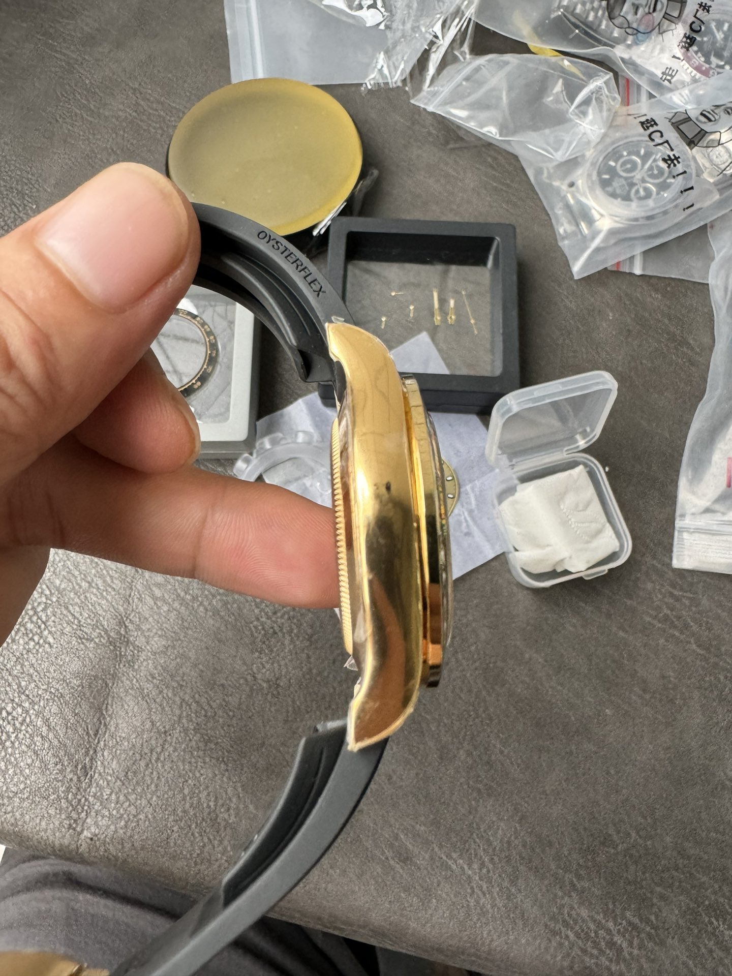 Victory Factory Rolex Daytona Eye Of The Tiger 116588TBR Wrapped 18K Yellow Gold Diamonds Dial Bezel DD4130 Movement 06 Clean Factory Rolex Daytona Eye Of The Tiger 116588TBR Wrapped 18K Yellow Gold Diamonds Dial Bezel DD4130 Movement 06