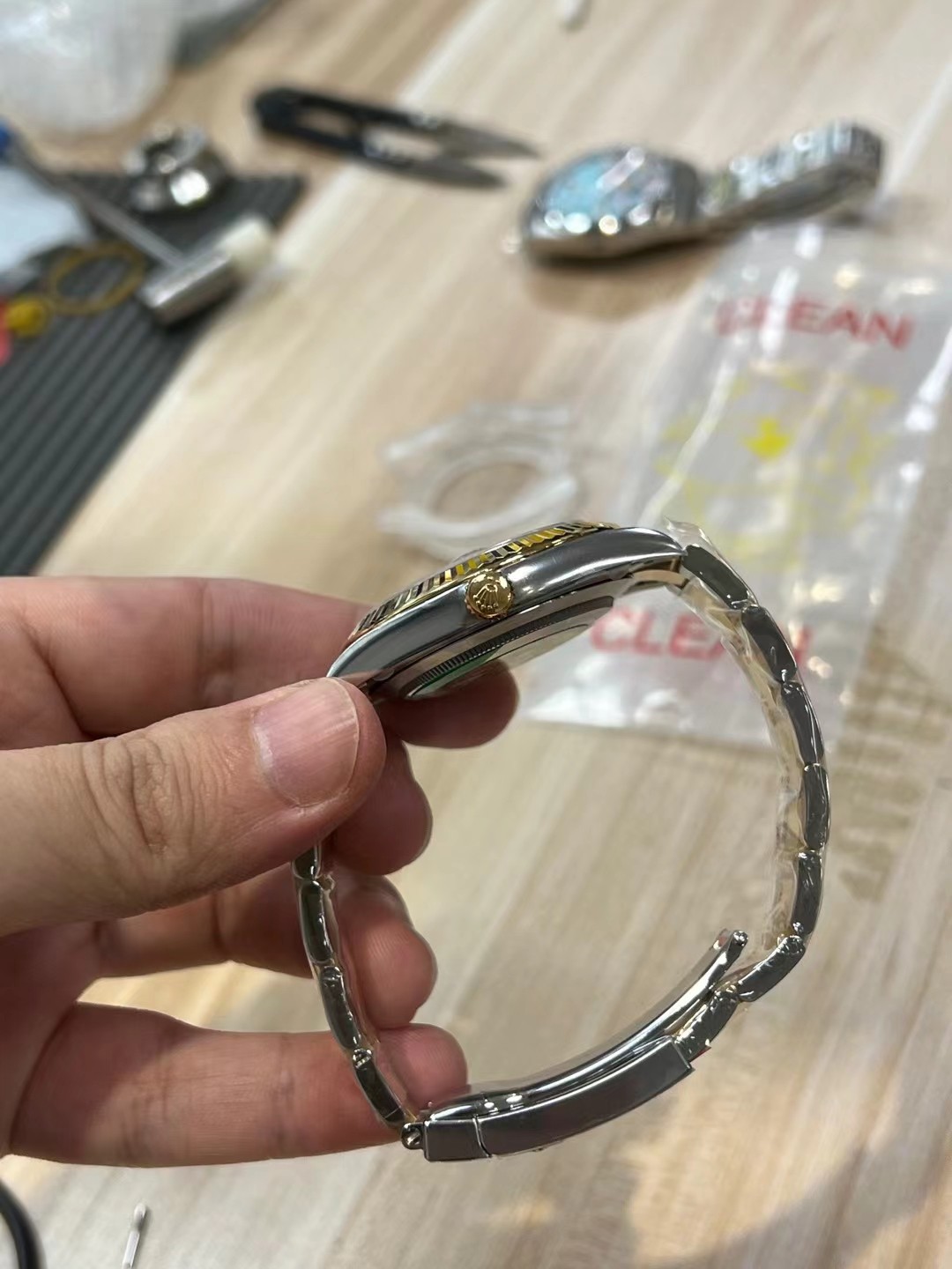 Victory Factory Datejust 41mm 126333 Black Dial Yellow Gold Bezel 904L Steel Two Tone Oyster Bracelet SH3235 Movement 02 Clean Factory Datejust 41mm 126333 Black Dial Yellow Gold Bezel 904L Steel Two Tone Oyster Bracelet SH3235 Movement 02