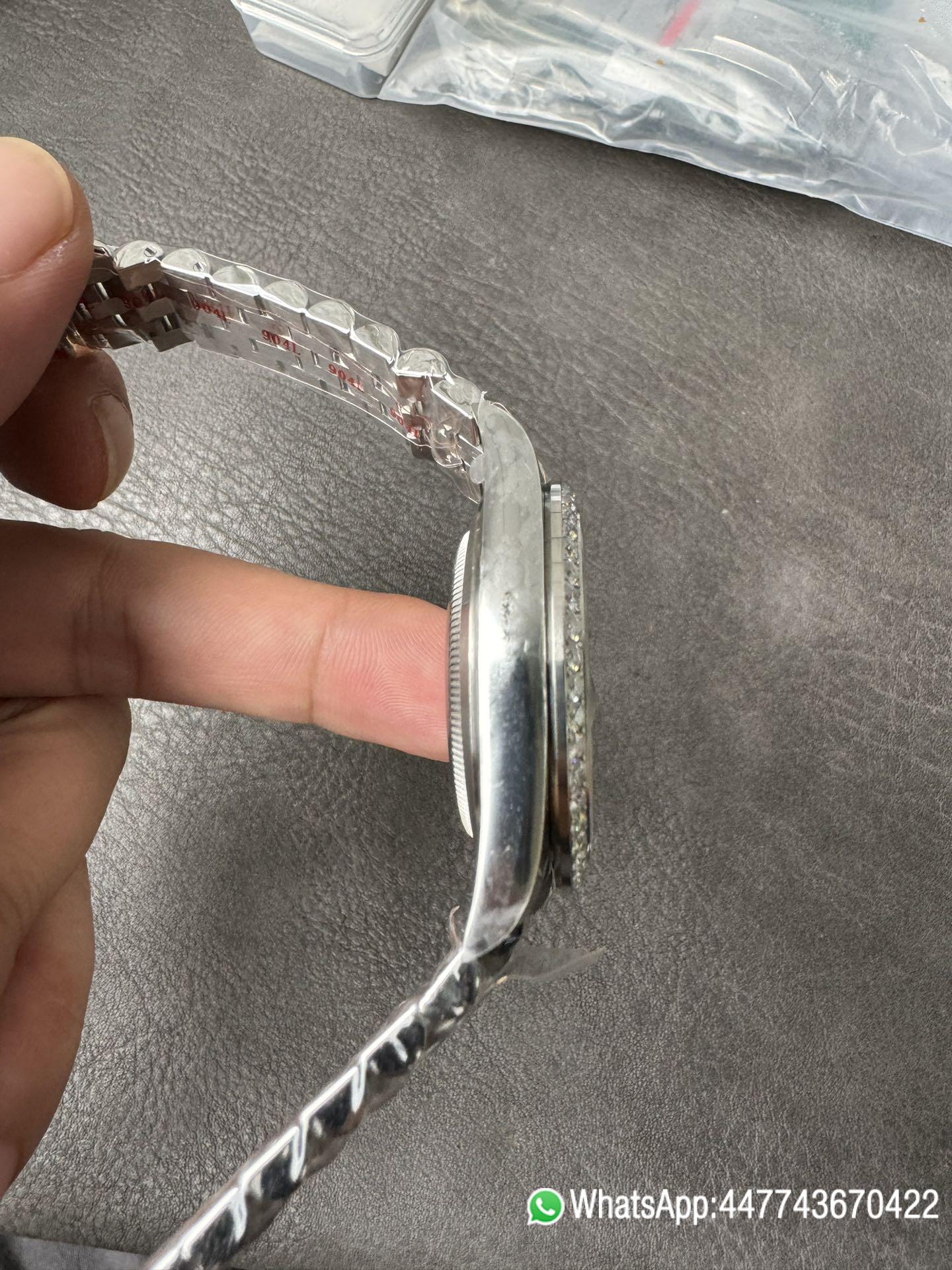 Victory Factory Rolex Datejust 126334 41mm MOP Dial Diamonds Bezel 904L Steel Jubilee Bracelet SH3235 Movement 07 Clean Factory Rolex Datejust 126334 41mm MOP Dial Diamonds Bezel 904L Steel Jubilee Bracelet SH3235 Movement 07