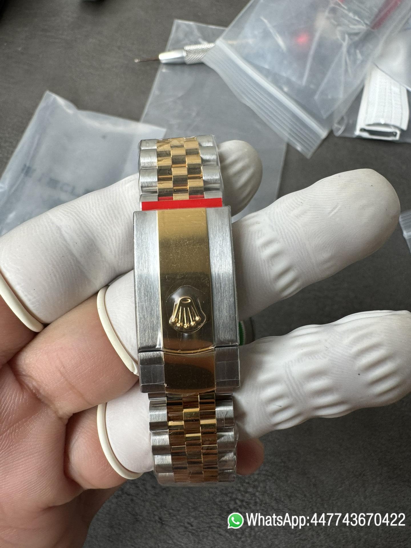 Victory Factory Rolex Datejust 36mm 126233 Yellow Gold Dial with Stick Markers Two Tone Yellow Gold Oystersteel Strap 09 Clean Factory Rolex Datejust 36mm 126233 Yellow Gold Dial with Stick Markers Two Tone Yellow Gold Oystersteel Strap 09