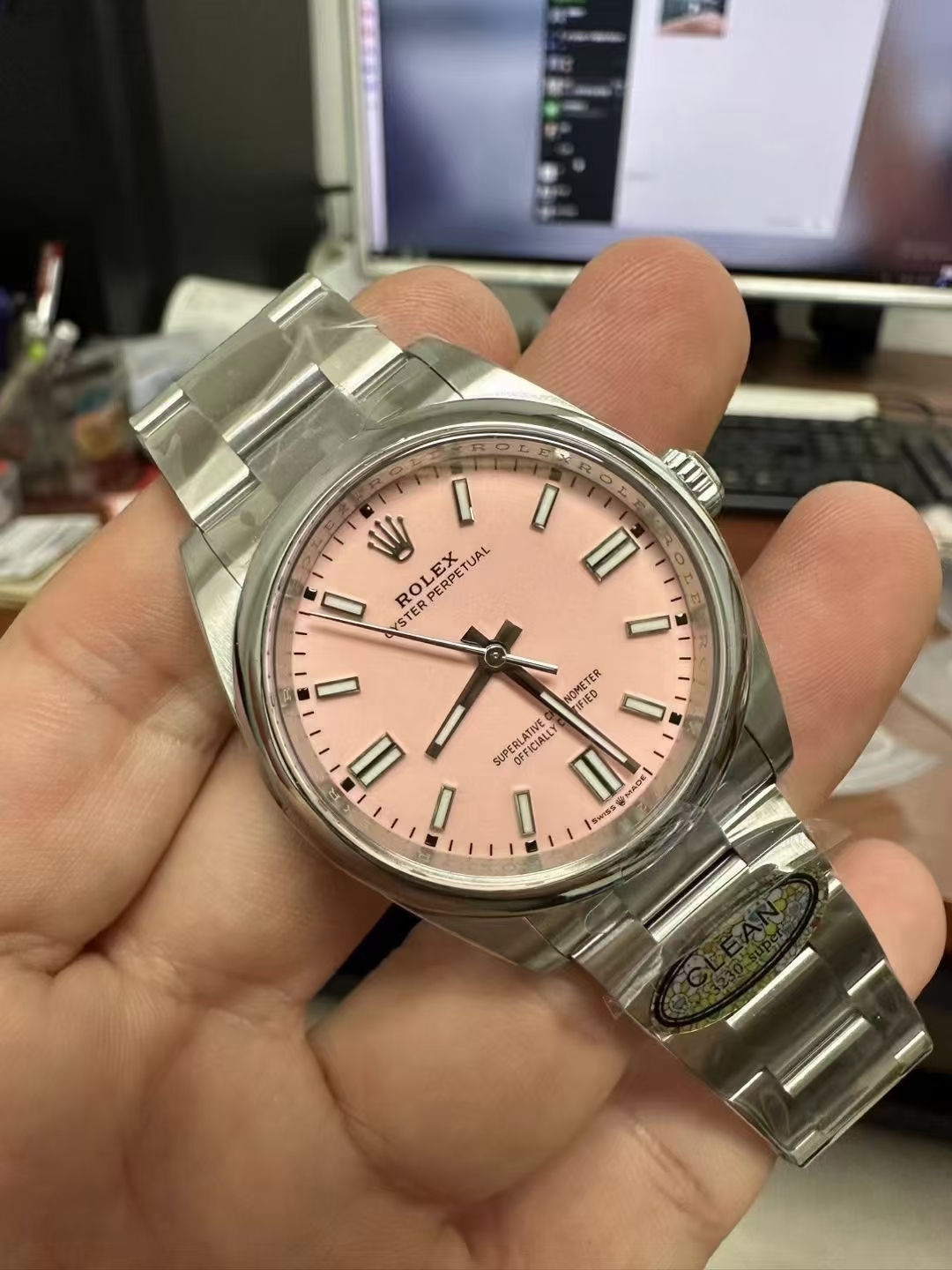 Victory Factory Watches Oyster Perpetual 124300 CF OP 41mm 904L Steel Pink Dial VR3230 Movement 02 Clean Factory Watches Oyster Perpetual 124300 CF OP 41mm 904L Steel Pink Dial VR3230 Movement 02