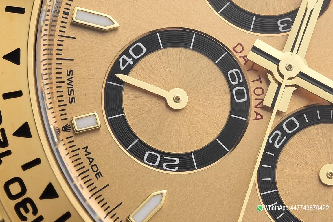 Victory Factory Daytona 126503 Golden Black Counter Ring Dial Oystersteel and Yellow Gold Bracelet Yellow Gold Bezel SH4131 Movement 05 Clean Factory Daytona 126503 Golden Black Counter Ring Dial Oystersteel and Yellow Gold Bracelet Yellow Gold Bezel SH4131 Movement 05