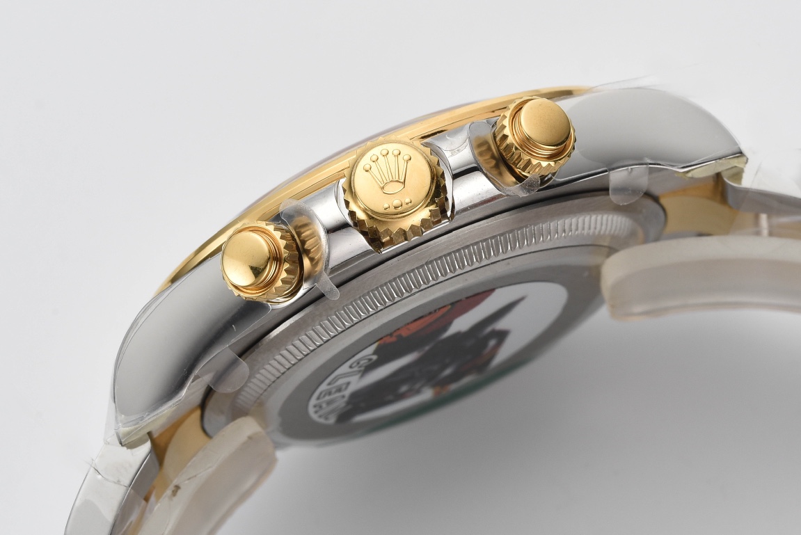 Victory Factory Daytona 126503 Golden Black Counter Ring Dial Oystersteel and Yellow Gold Bracelet Yellow Gold Bezel SH4131 Movement 06 Clean Factory Daytona 126503 Golden Black Counter Ring Dial Oystersteel and Yellow Gold Bracelet Yellow Gold Bezel SH4131 Movement 06