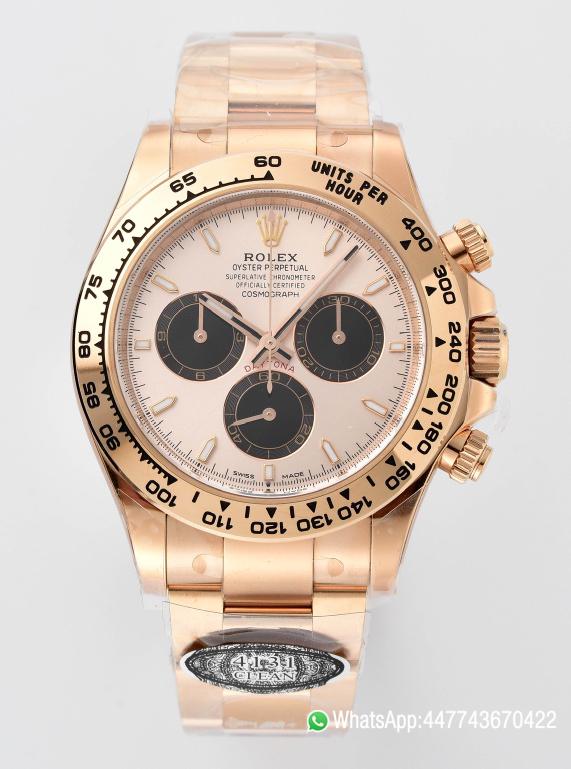Victory Factory Rolex Daytona 126505 Rose Gold Case Bracelet Rose Gold Dial with Black Sub Dial SH4131 Movement 01 1 Clean Factory Rolex Daytona 126505 Rose Gold Case Bracelet Rose Gold Dial with Black Sub Dial SH4131 Movement 01 1
