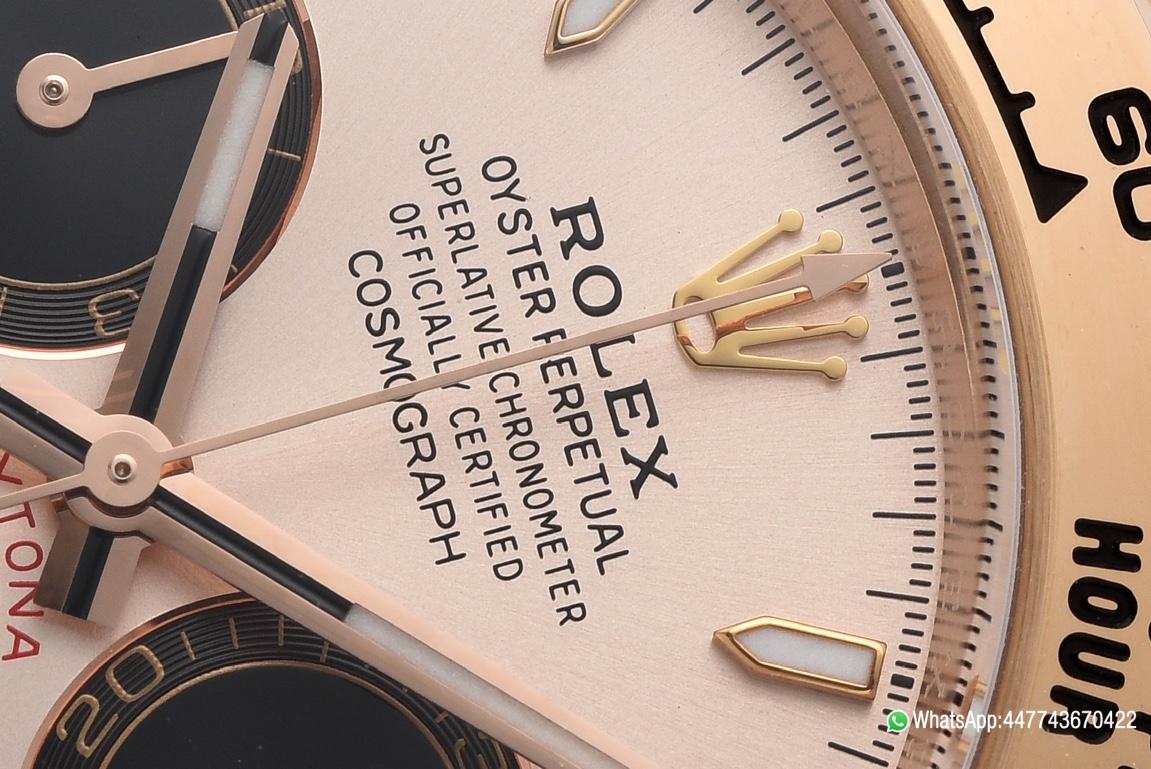 Victory Factory Rolex Daytona 126505 Rose Gold Case Bracelet Rose Gold Dial with Black Sub Dial SH4131 Movement 04 Clean Factory Rolex Daytona 126505 Rose Gold Case Bracelet Rose Gold Dial with Black Sub Dial SH4131 Movement 04