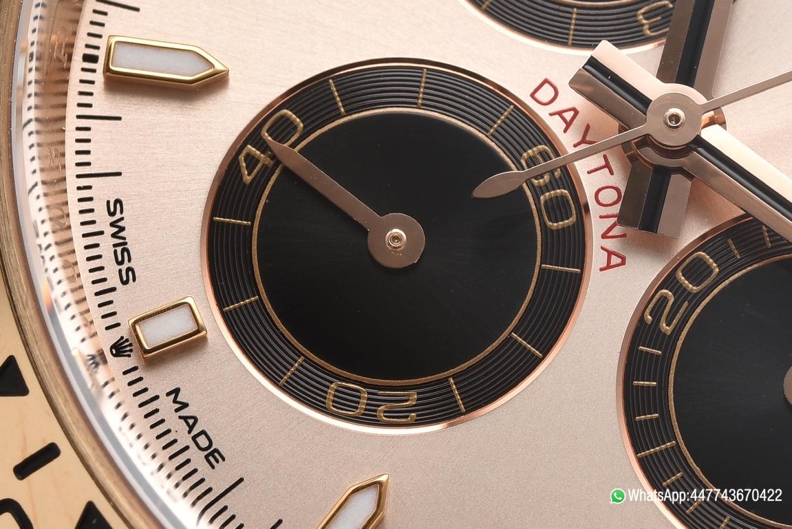 Victory Factory Rolex Daytona 126505 Rose Gold Case Bracelet Rose Gold Dial with Black Sub Dial SH4131 Movement 05 Clean Factory Rolex Daytona 126505 Rose Gold Case Bracelet Rose Gold Dial with Black Sub Dial SH4131 Movement 05