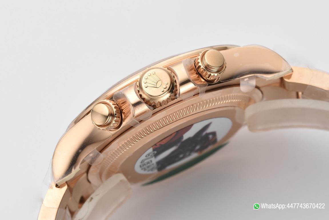 Victory Factory Rolex Daytona 126505 Rose Gold Case Bracelet Rose Gold Dial with Black Sub Dial SH4131 Movement 06 Clean Factory Rolex Daytona 126505 Rose Gold Case Bracelet Rose Gold Dial with Black Sub Dial SH4131 Movement 06