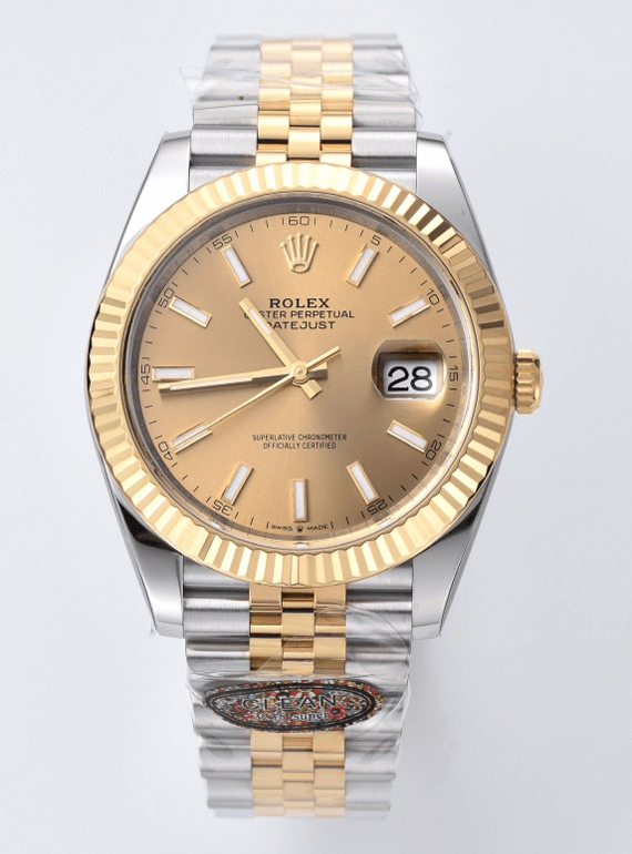 Victory Factory Datejust 126333 41mm 904L Steel Case Yellow Gold Dial with Stick Markers Yellow Gold Bezel 3235 Movement Two Tone Jubilee Bracelet 00 Clean Factory Datejust 126333 41mm 904L Steel Case Yellow Gold Dial with Stick Markers Yellow Gold Bezel 3235 Movement Two Tone Jubilee Bracelet 00
