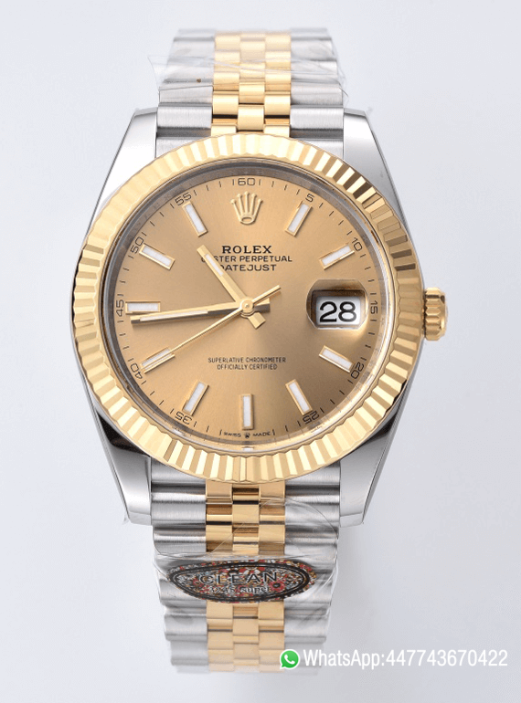 Victory Factory Datejust 126333 41mm 904L Steel Case Yellow Gold Dial with Stick Markers Yellow Gold Bezel 3235 Movement Two Tone Jubilee Bracelet 00 Clean Factory Datejust 126333 41mm 904L Steel Case Yellow Gold Dial with Stick Markers Yellow Gold Bezel 3235 Movement Two Tone Jubilee Bracelet 00