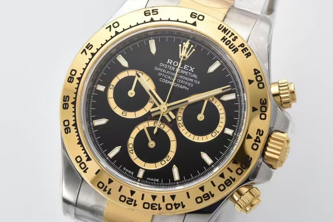 Victory Factory Daytona 126503 Black and Gold Counter Rings Dial 904L Steel Case Yellow Gold Bezel SH4131 Movement Oystersteel and Yellow Gold Band 02 Clean Factory Daytona 126503 Black and Gold Counter Rings Dial 904L Steel Case Yellow Gold Bezel SH4131 Movement Oystersteel and Yellow Gold Band 02