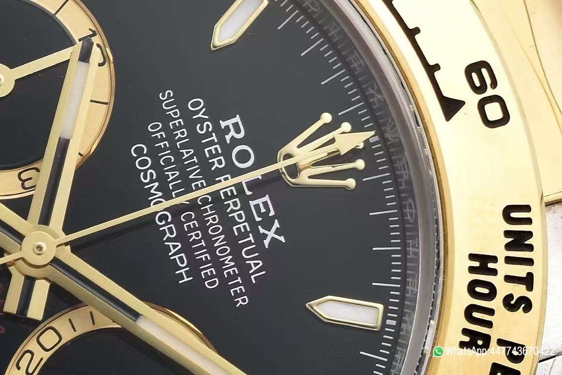 Victory Factory Daytona 126503 Black and Gold Counter Rings Dial 904L Steel Case Yellow Gold Bezel SH4131 Movement Oystersteel and Yellow Gold Band 04 Clean Factory Daytona 126503 Black and Gold Counter Rings Dial 904L Steel Case Yellow Gold Bezel SH4131 Movement Oystersteel and Yellow Gold Band 04