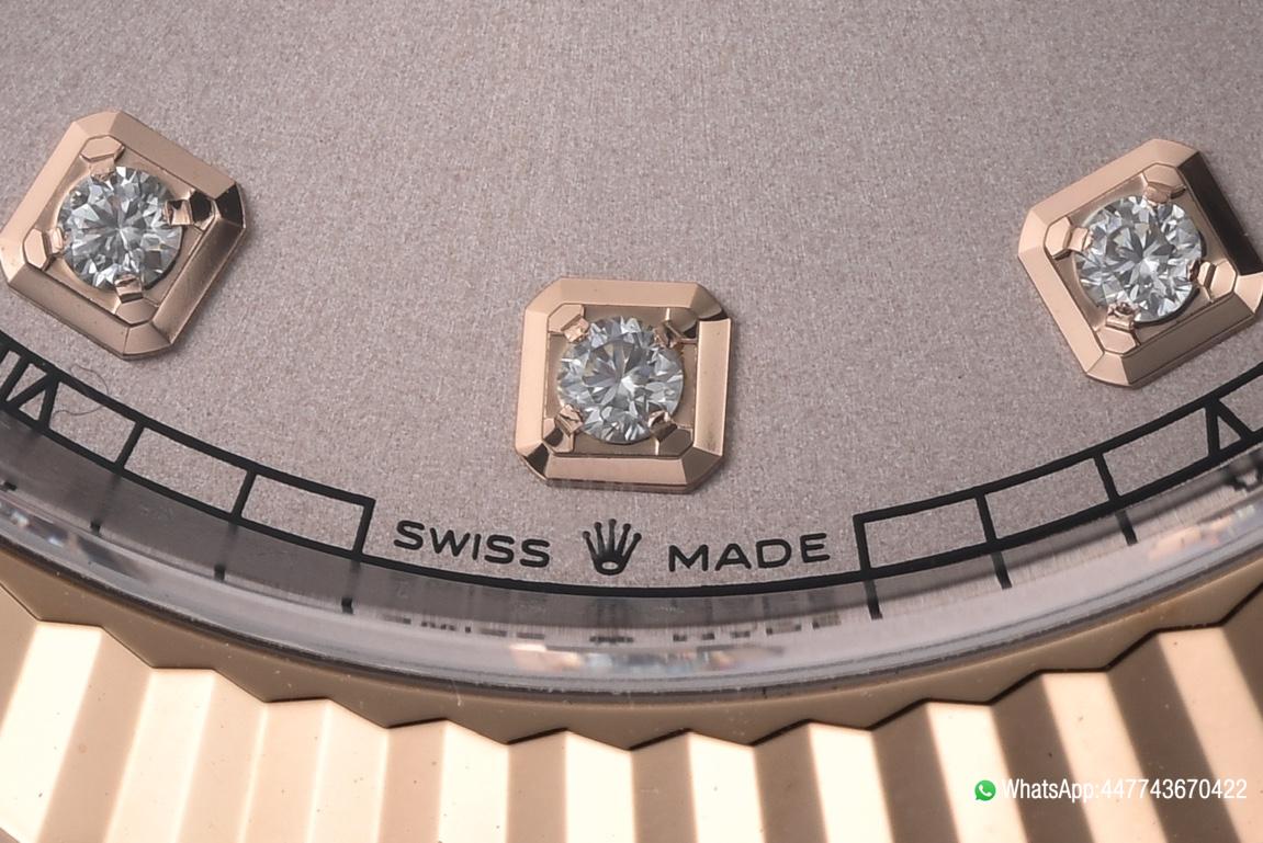 Victory Datejust 126331 41mm Rose Gold Sundust Dial with Diamond Markers Rose Gold Bezel 3235 Movement Two Tone Oyster Bracelet 04 Clean Datejust 126331 41mm Rose Gold Sundust Dial with Diamond Markers Rose Gold Bezel 3235 Movement Two Tone Oyster Bracelet 04