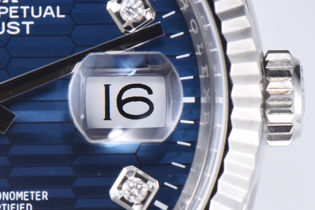 Victory Factory Datejust 126234 36mm Blue Motif Dial with Diamonds Markers 3235 Movement Jubilee Bracelet 05 Clean Factory Datejust 126234 36mm Blue Motif Dial with Diamonds Markers 3235 Movement Jubilee Bracelet 05