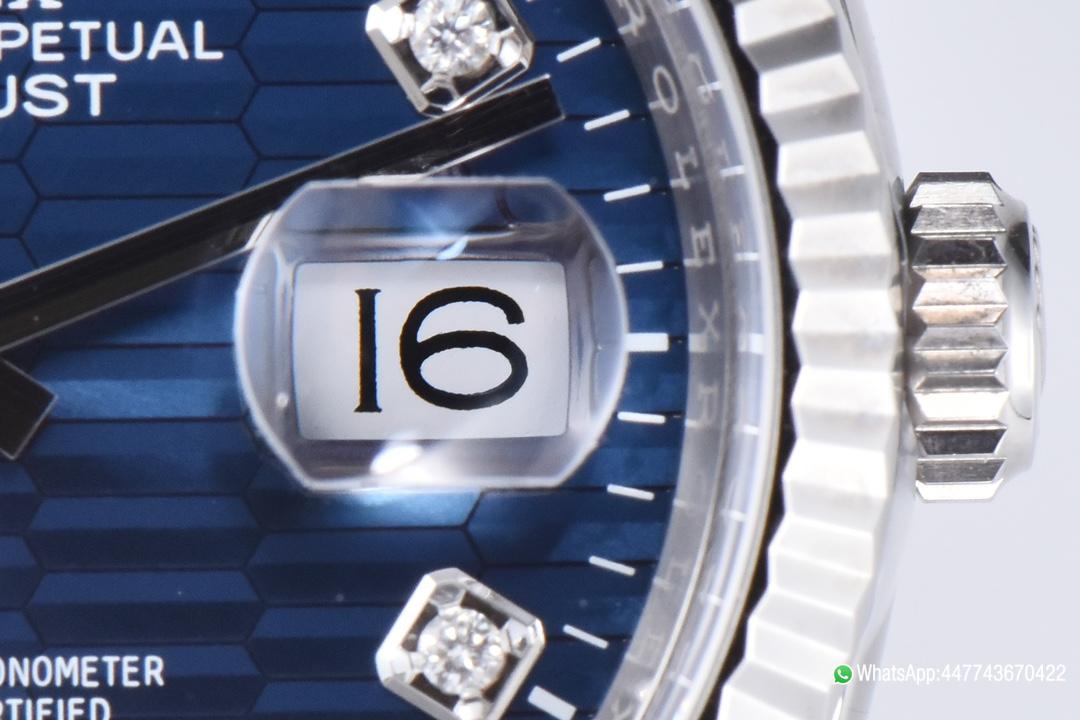 Victory Factory Datejust 126234 36mm Blue Motif Dial with Diamonds Markers 3235 Movement Jubilee Bracelet 05 Clean Factory Datejust 126234 36mm Blue Motif Dial with Diamonds Markers 3235 Movement Jubilee Bracelet 05