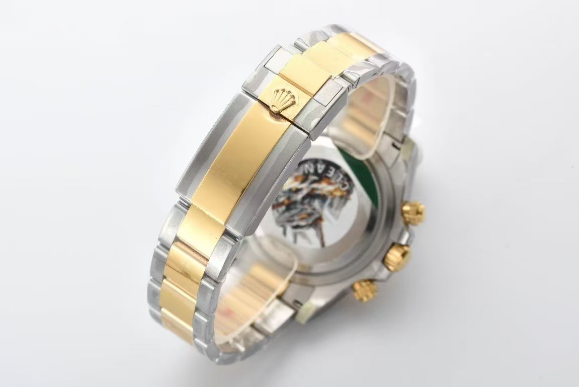 Victory Factory Daytona 126503 White Dial with Gold Eye Sub Dial Two Tone Yellow Gold Steel Bracelet Gold Bezel SH4131 Movement 09 Clean Factory Daytona 126503 White Dial with Gold Eye Sub Dial Two Tone Yellow Gold Steel Bracelet Gold Bezel SH4131 Movement 09