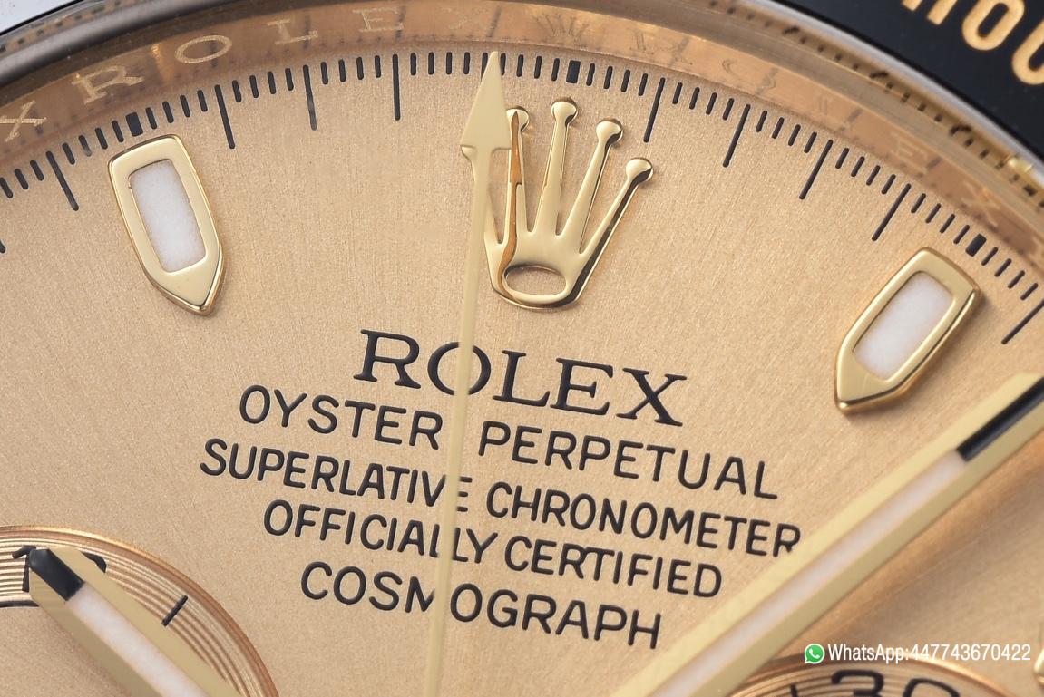 Victory Factory Rolex Daytona 116518LN 0042 Yellow Gold Dial and Case Black Ceramic Bezel Cal4130 Black Oyster Rubber Oysterflex Strap 03 Clean Factory Rolex Daytona 116518LN 0042 Yellow Gold Dial and Case Black Ceramic Bezel Cal4130 Black Oyster Rubber Oysterflex Strap 03