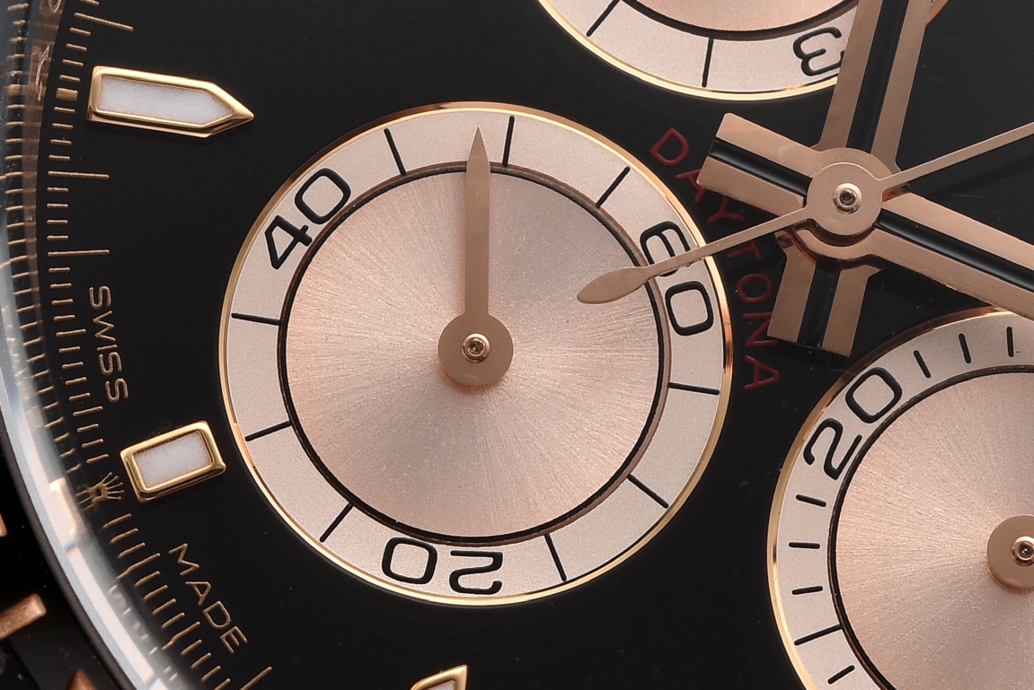 Victory Factory Rolex Daytona 126515LN 18K Rose Gold Plated Case Black and Rose Gold Dial Oysterflex Strap SH4131 05 Clean Factory Rolex Daytona 126515LN 18K Rose Gold Plated Case Black and Rose Gold Dial Oysterflex Strap SH4131 05
