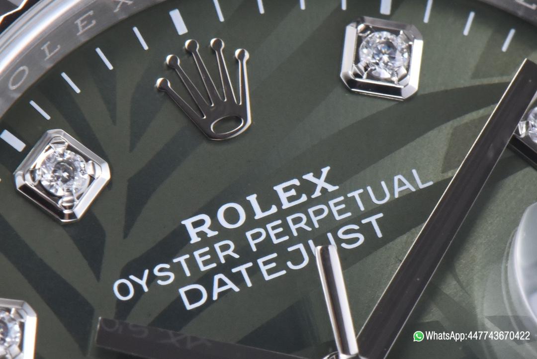 Victory Factory DateJust 36mm 126234 Green Palm motif Dial Diamond Hour Markers 904L Steel Material Jubilee Bracelet SH3235 Caliber 05 Clean Factory DateJust 36mm 126234 Green Palm motif Dial Diamond Hour Markers 904L Steel Material Jubilee Bracelet SH3235 Caliber 05