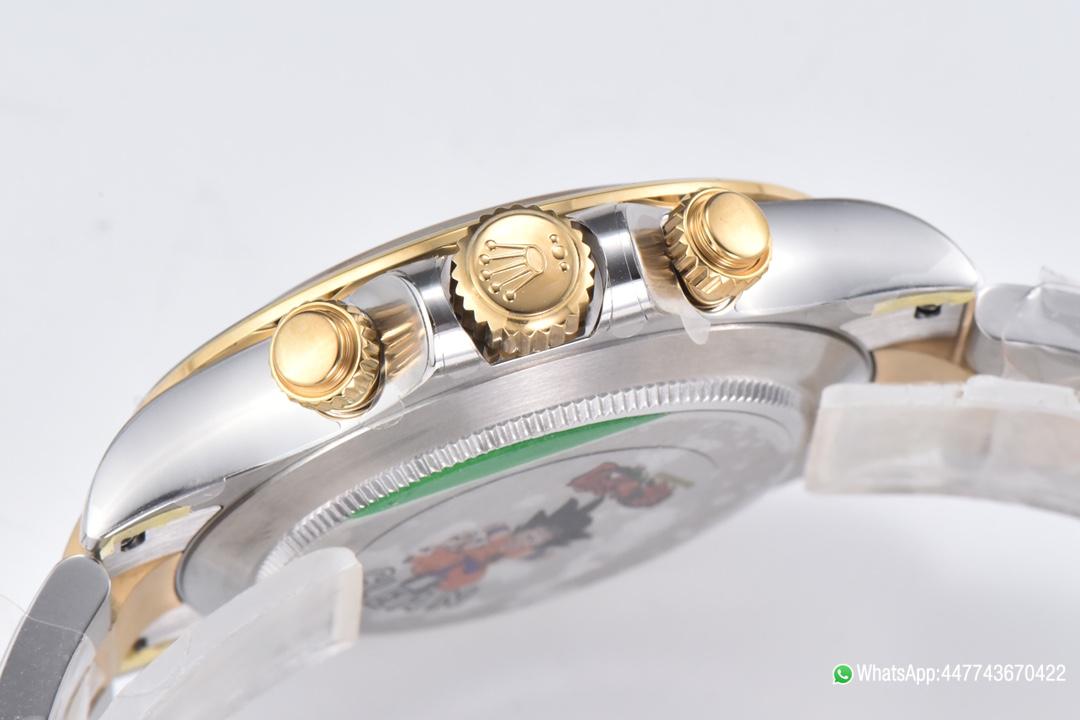 Victory Factory Daytona 116503 White Mother of Pearl Dial Oystersteel and Yellow Gold Material DD4130 Movement 07 Clean Factory Daytona 116503 White Mother of Pearl Dial Oystersteel and Yellow Gold Material DD4130 Movement 07