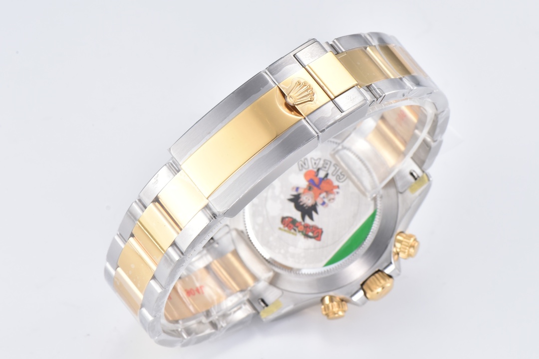 Victory Factory Daytona 116503 White Mother of Pearl Dial Oystersteel and Yellow Gold Material DD4130 Movement 09 Clean Factory Daytona 116503 White Mother of Pearl Dial Oystersteel and Yellow Gold Material DD4130 Movement 09