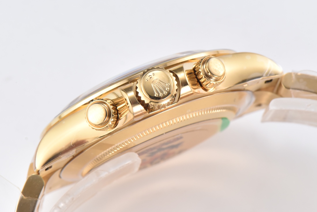 Victory Factory Daytona 116508 White Mother of Pearl Dial Yellow Gold Bezel Yellow Gold Bracelet DD4130 Movement 07 Clean Factory Daytona 116508 White Mother of Pearl Dial Yellow Gold Bezel Yellow Gold Bracelet DD4130 Movement 07