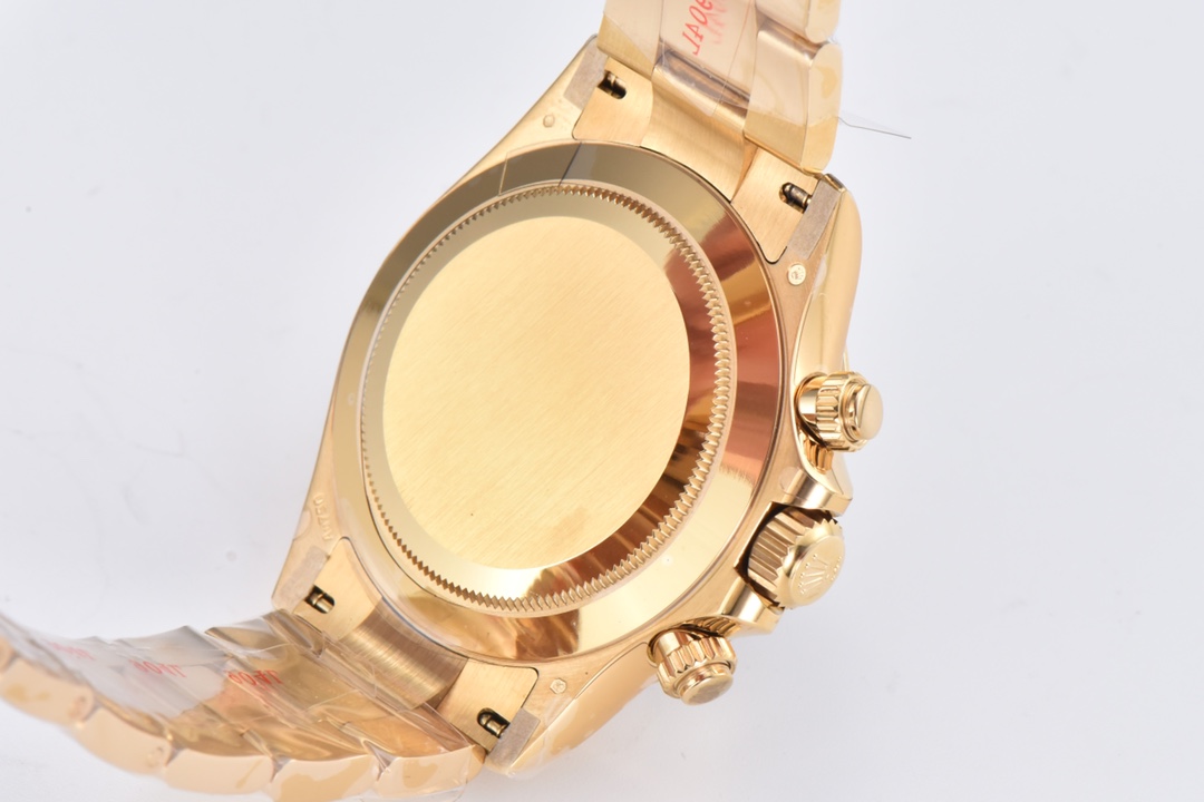 Victory Factory Daytona 116508 White Mother of Pearl Dial Yellow Gold Bezel Yellow Gold Bracelet DD4130 Movement 08 Clean Factory Daytona 116508 White Mother of Pearl Dial Yellow Gold Bezel Yellow Gold Bracelet DD4130 Movement 08