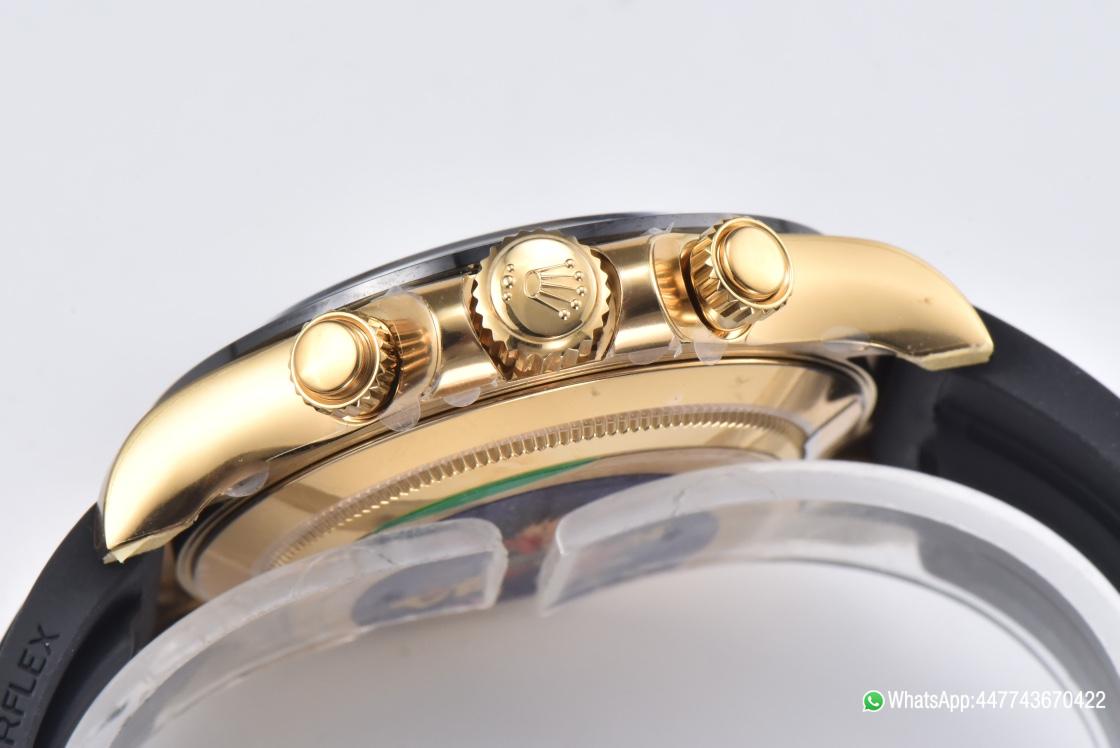 Victory Factory Daytona 116518LN Mother of Pearl Dial with Diamond Hour Markers Yellow Gold Case Oysterflex DD4130 Caliber 07 Clean Factory Daytona 116518LN Mother of Pearl Dial with Diamond Hour Markers Yellow Gold Case Oysterflex DD4130 Caliber 07