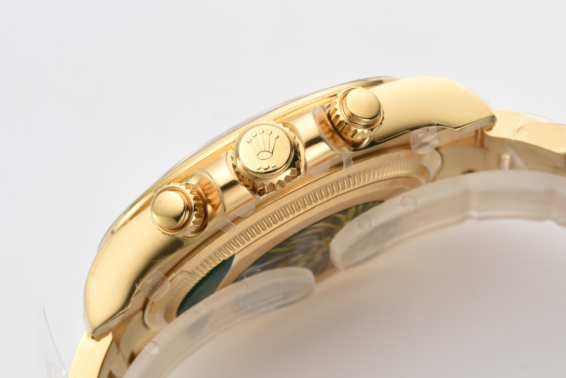 Victory Factory Daytona 126508 Yellow Gold Dial with Black Chrono Counter 18K Yellow Gold Plated Bracelet 4131 Movement 07 Clean Factory Daytona 126508 Yellow Gold Dial with Black Chrono Counter 18K Yellow Gold Plated Bracelet 4131 Movement 07