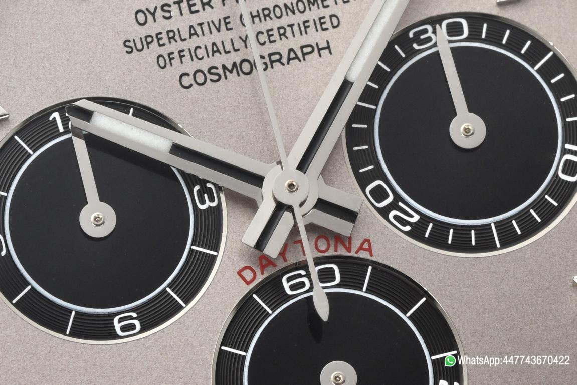 Victory Factory Daytona M126509 0003 White Gold Plated Case Steel and Black Dial White Gold Scale Bezel White Gold Band 4131 Movement 05 Clean Factory Daytona M126509 0003 White Gold Plated Case Steel and Black Dial White Gold Scale Bezel White Gold Band 4131 Movement 05